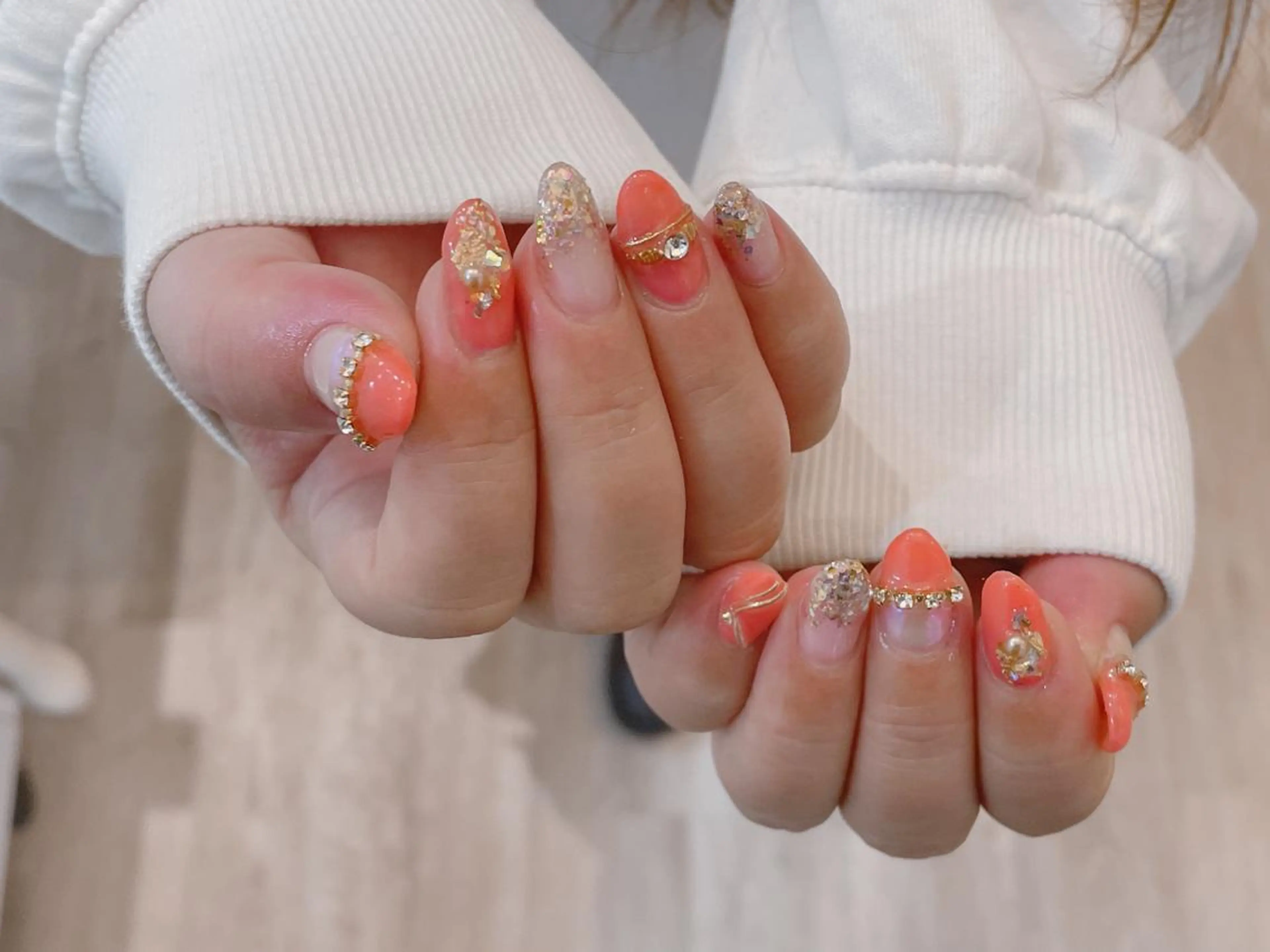 ネイル スカルプネイル SINCERELY シンシアリー🌈のネイルデザイン