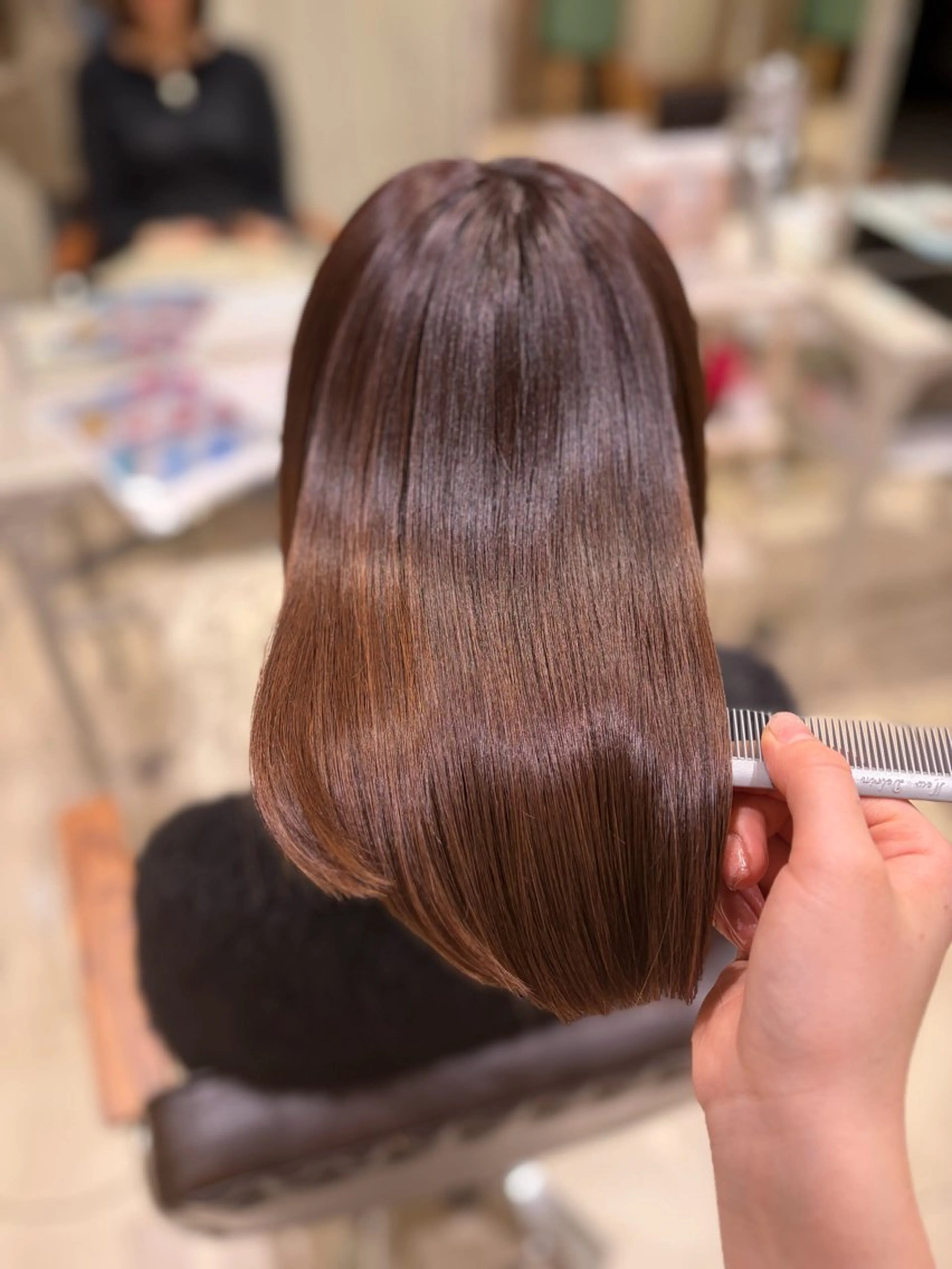 ショート ヘアカラー トリートメント 愛されcolor💘 Aina/ツヤ髪のヘアスタイル