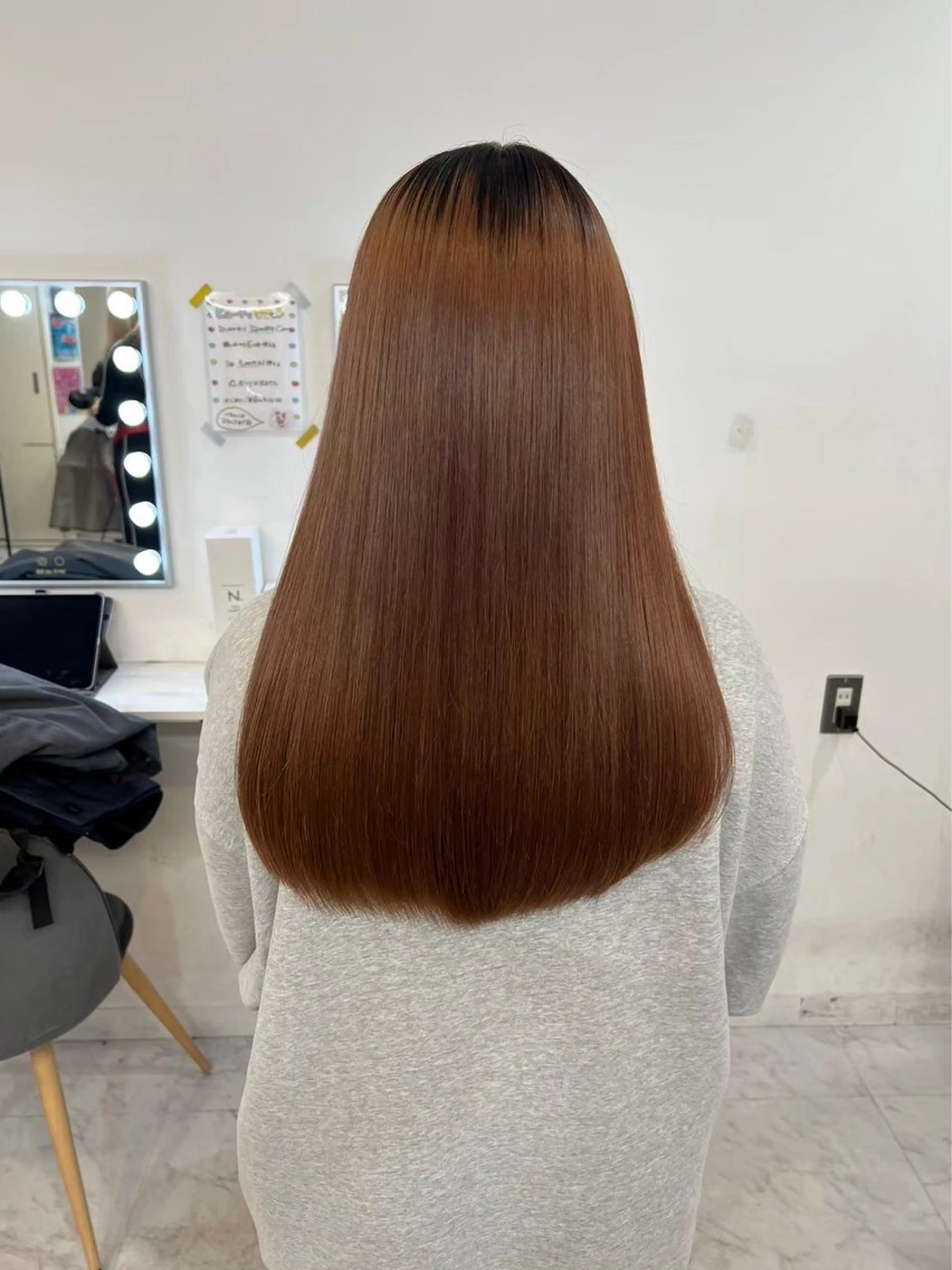 ロング カラー 髪質改善 艶髪カラー エクステ かいり✂️のヘアスタイル