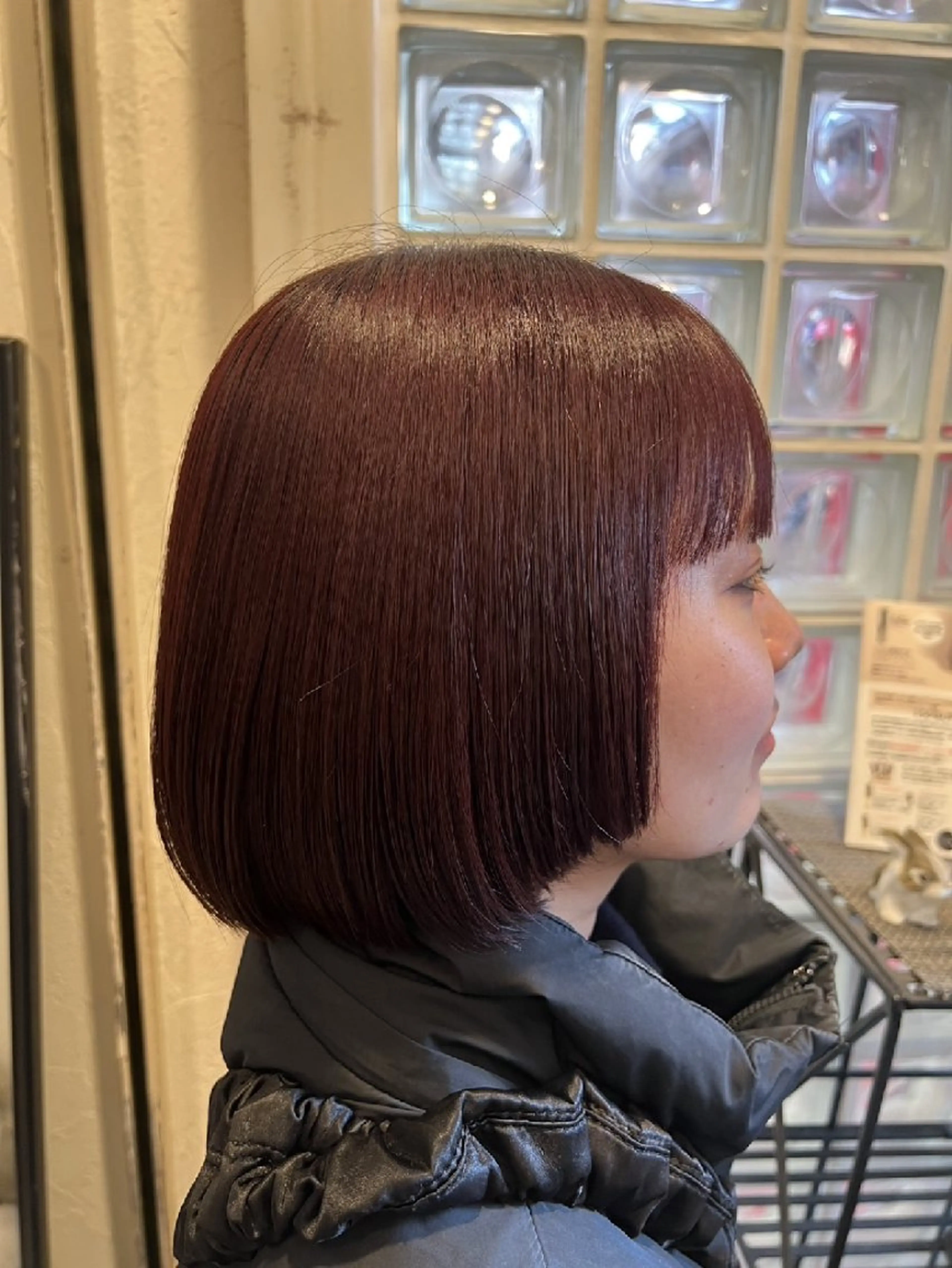 ミディアム 勝連 利恵のヘアスタイル