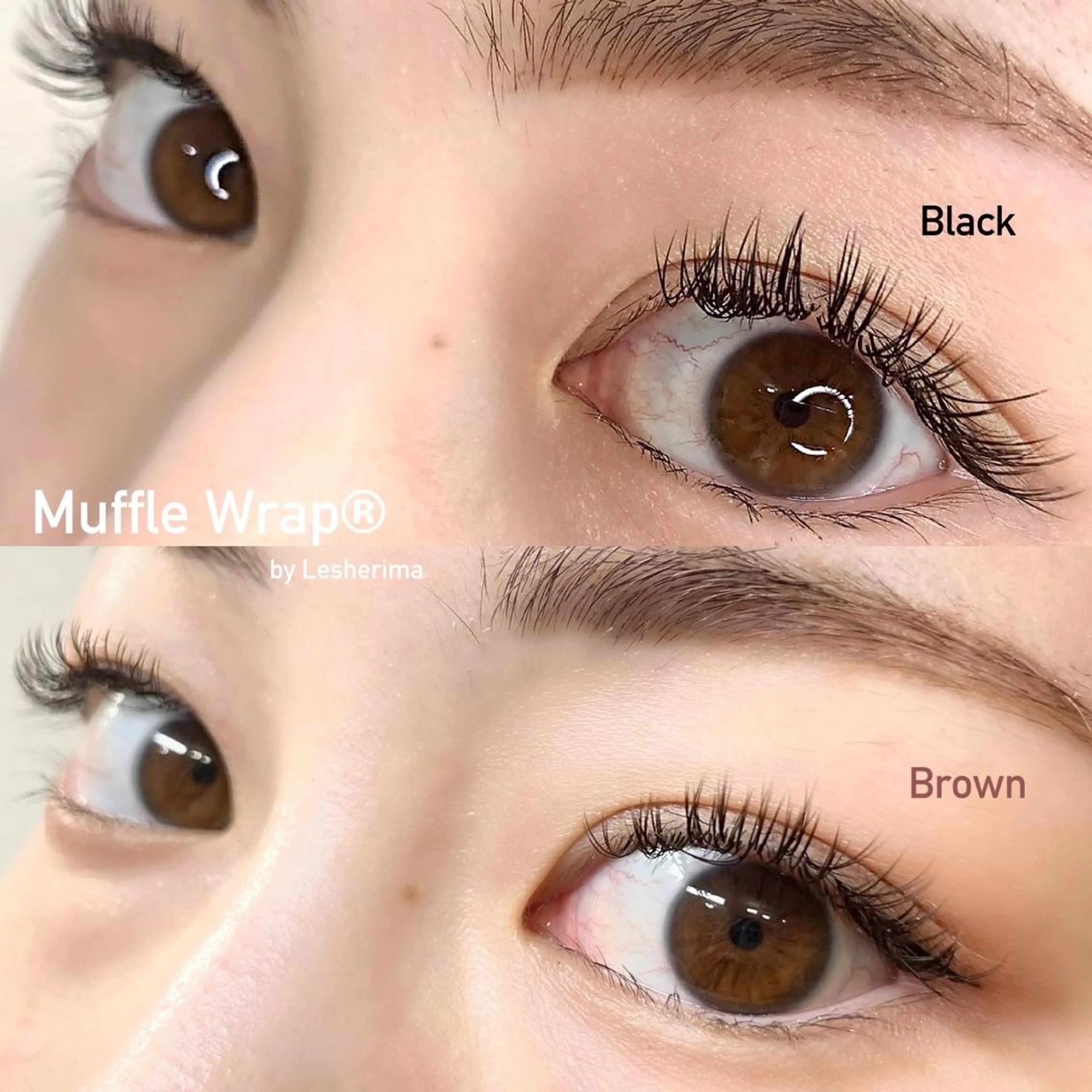 マツエク・マツパ フラットラッシュ Lesherima 【mina】のマツエク・マツパデザイン