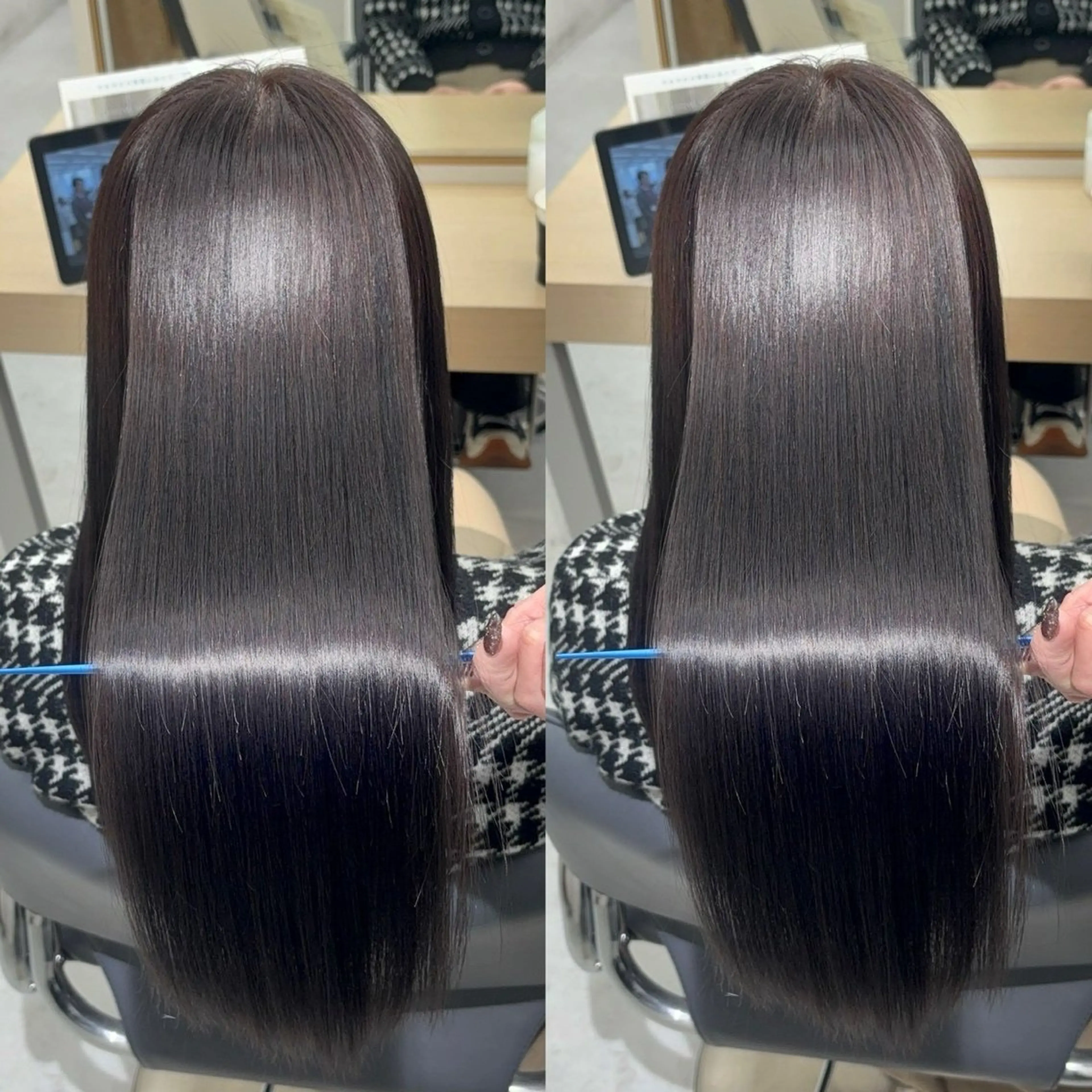 ロング ヘアカラー トリートメント eN° by youres hair 銀座所属・髪質改善特化/ 艶髪 / 銀座/ ゆうびのヘアスタイル