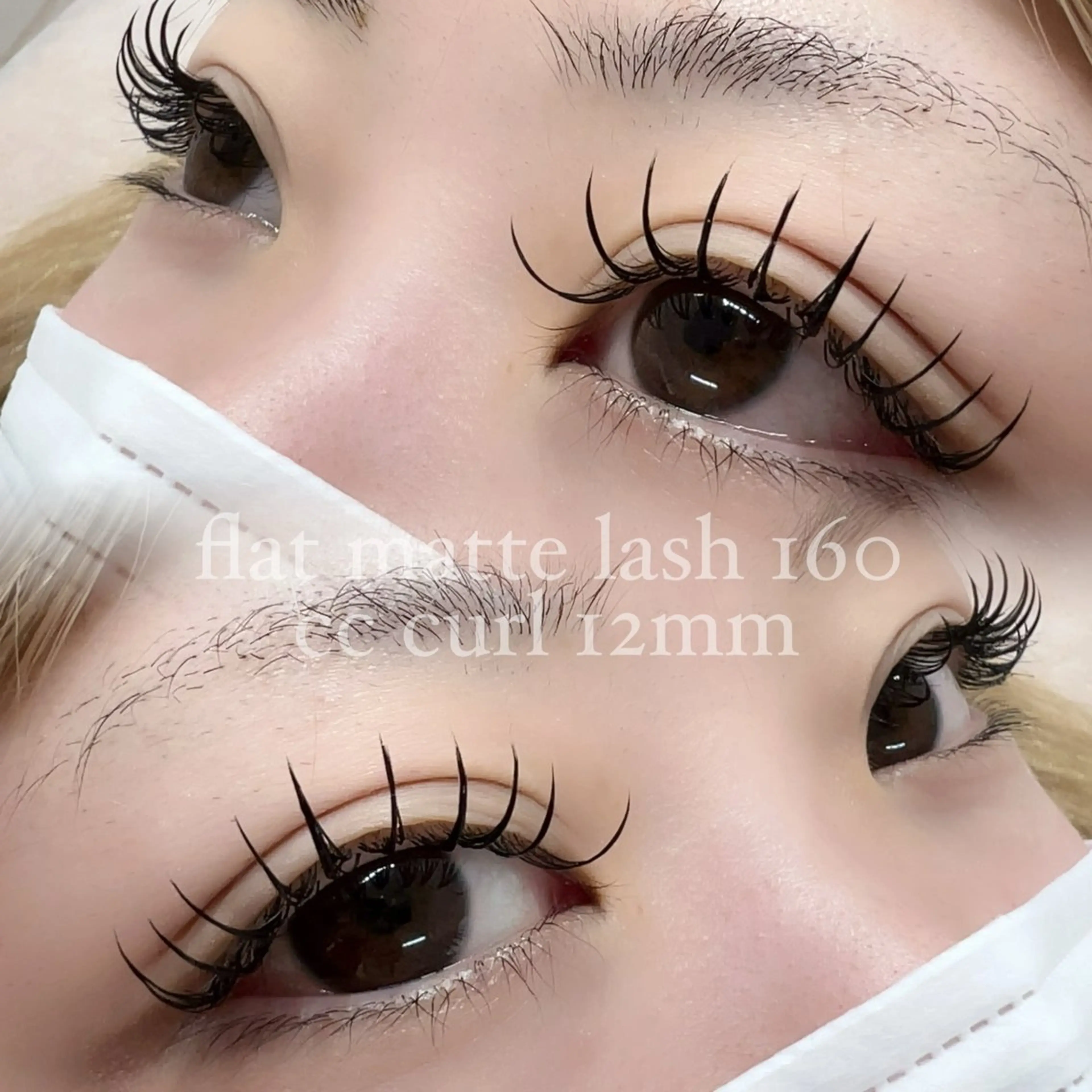 マツエク・マツパ フラットラッシュ マツエク Eyelist Rio ♡のマツエク・マツパデザイン