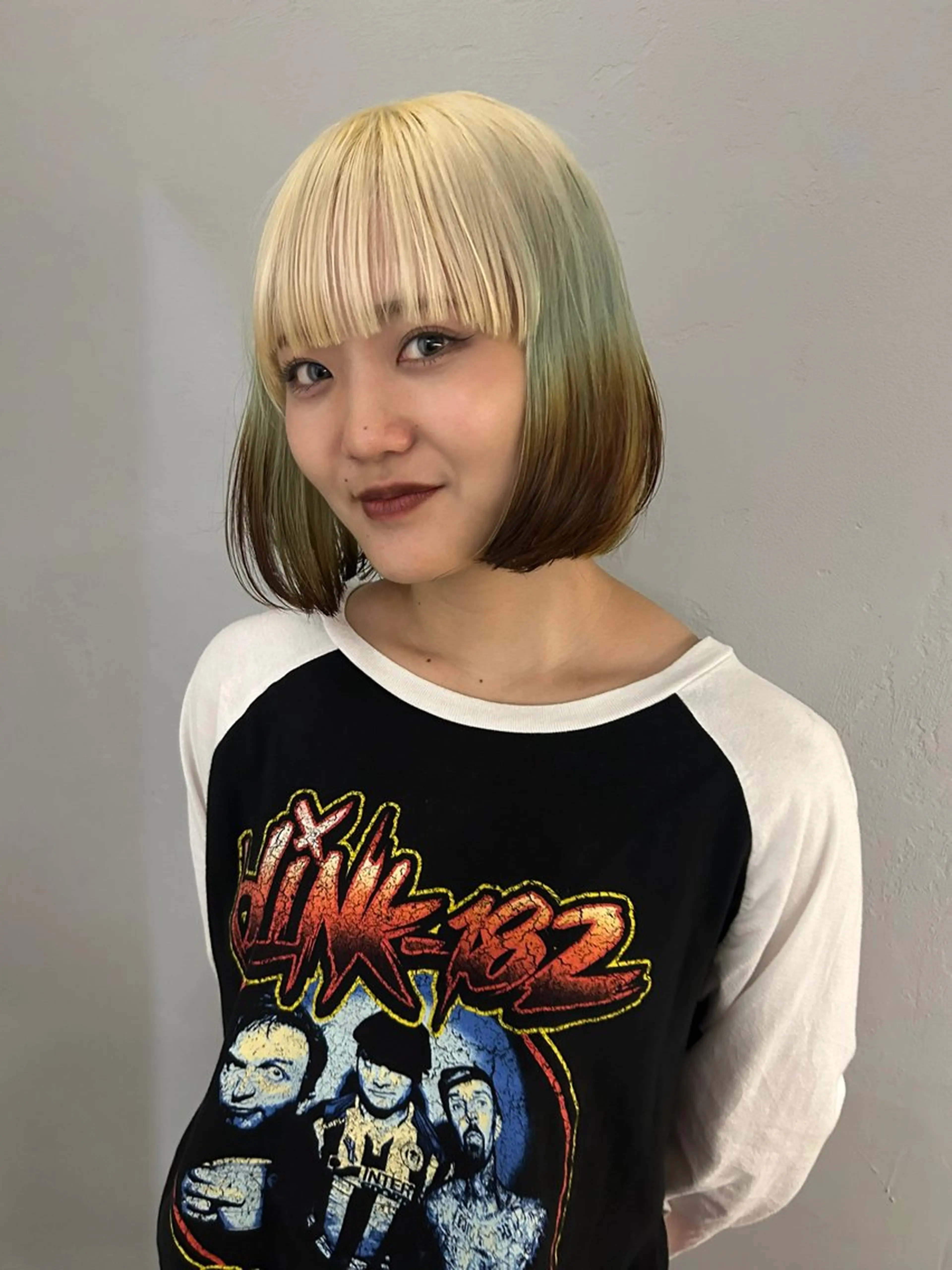 ミディアム カラー ヘアカラー トリートメント ケアパーマ/ケアブリ ーチdaisukeのヘアスタイル