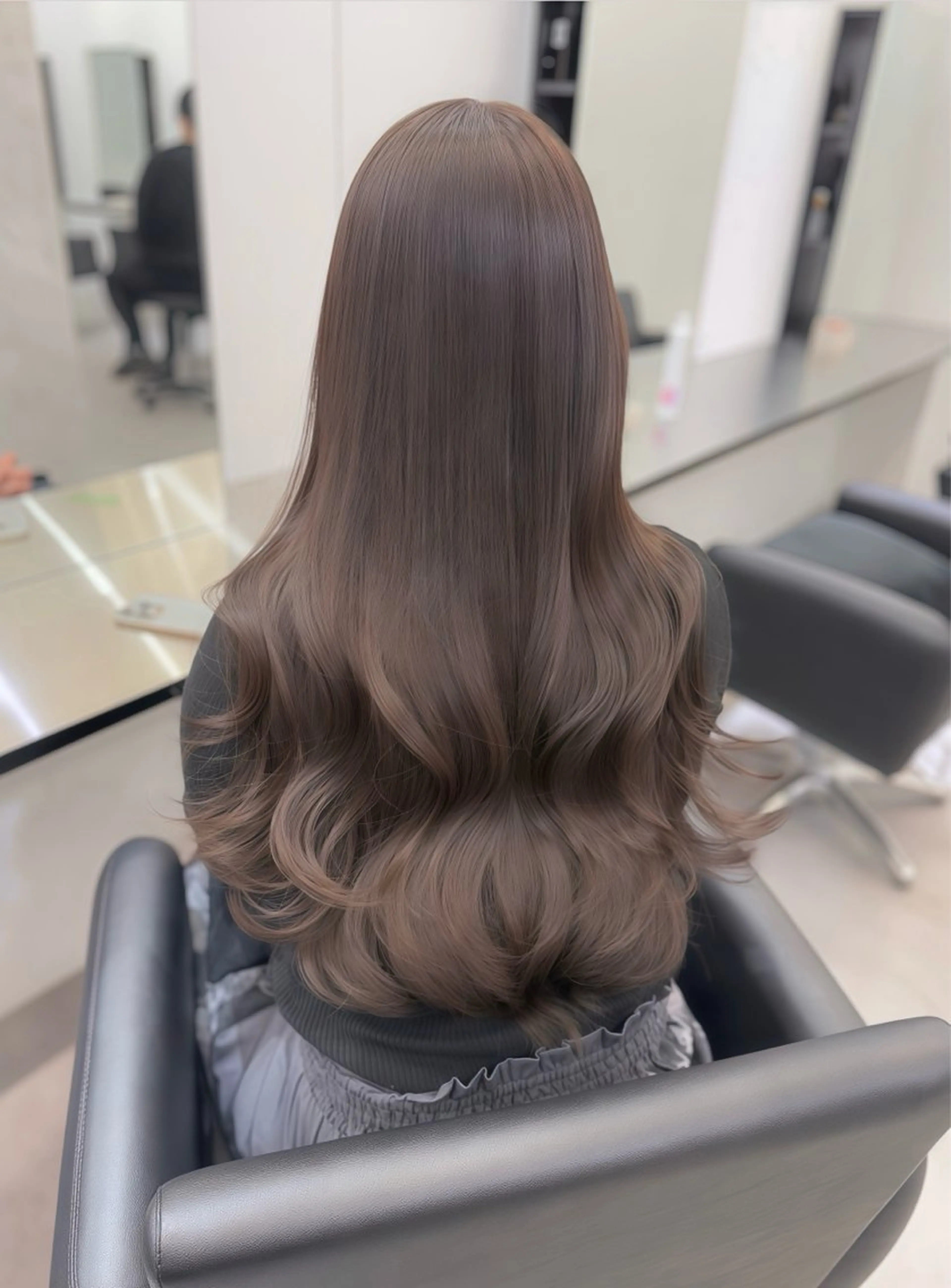 ロング カット ヘアカラー トリートメント 髪質改善× ブリーチなしyutoのヘアスタイル