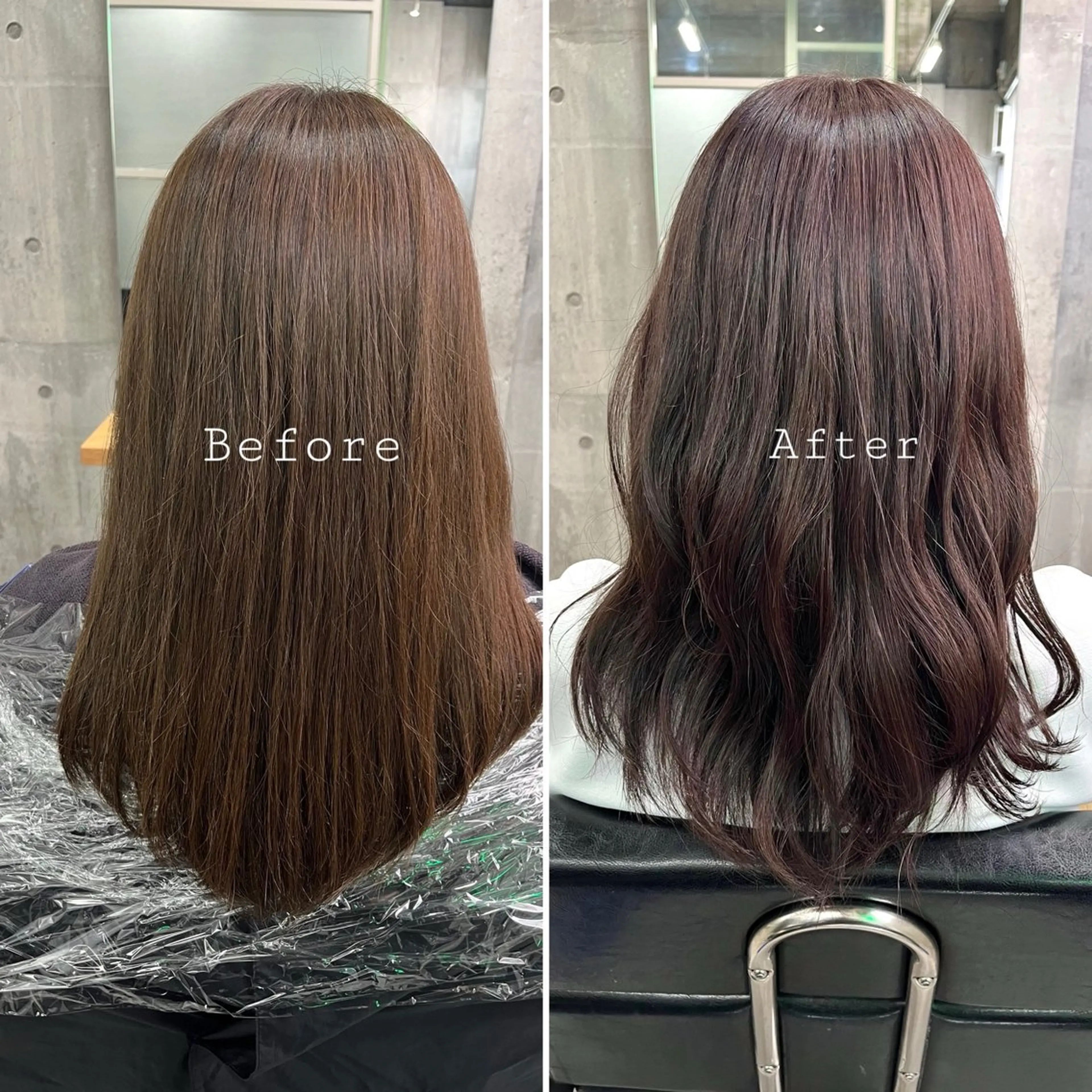 セミロング カラー 🤲ヘッドスパ🤲 たにぐちあつし🤲のヘアスタイル