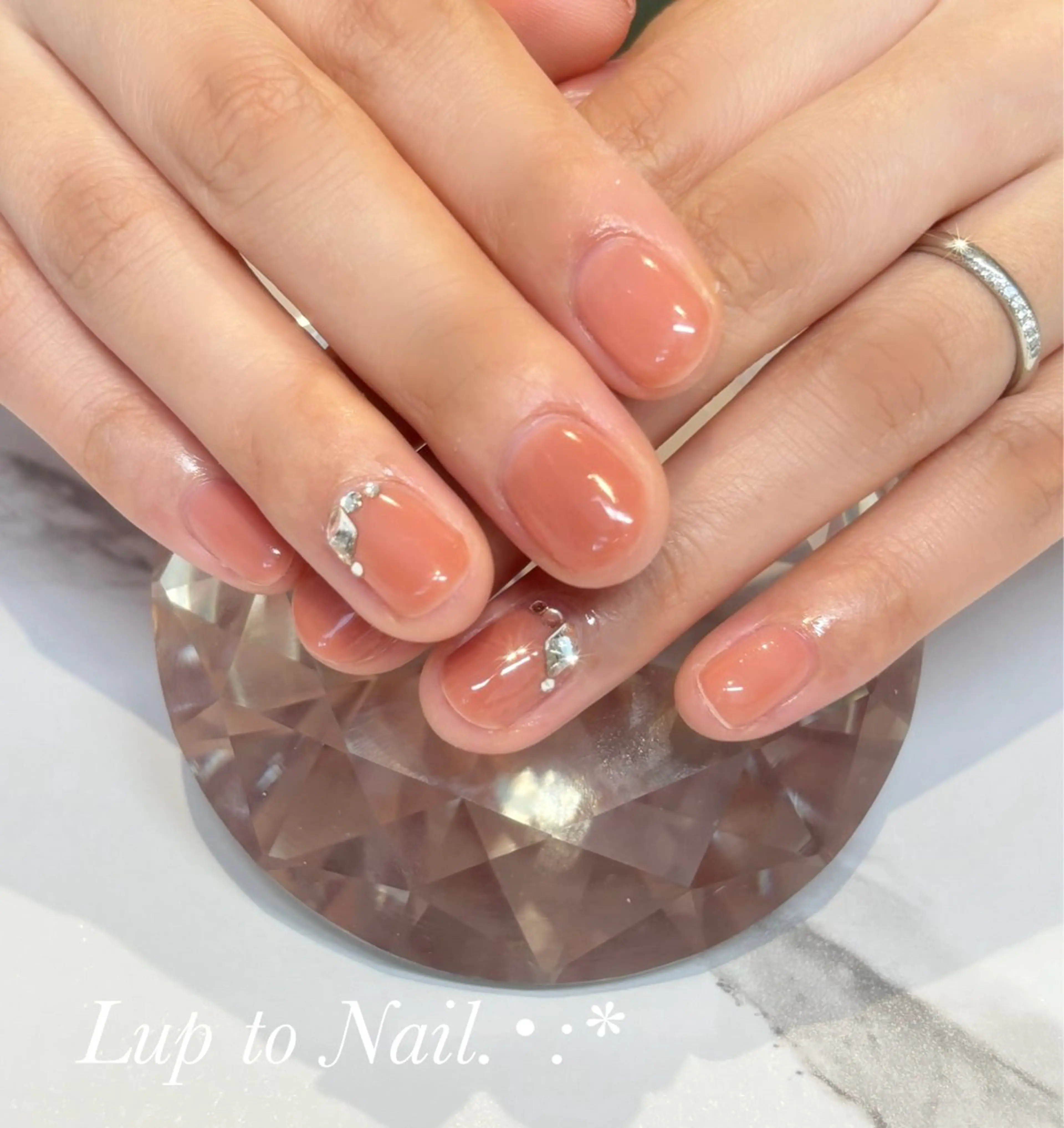 ネイル 春ネイル Lupto　Nail 【リップトゥネイル】のネイルデザイン