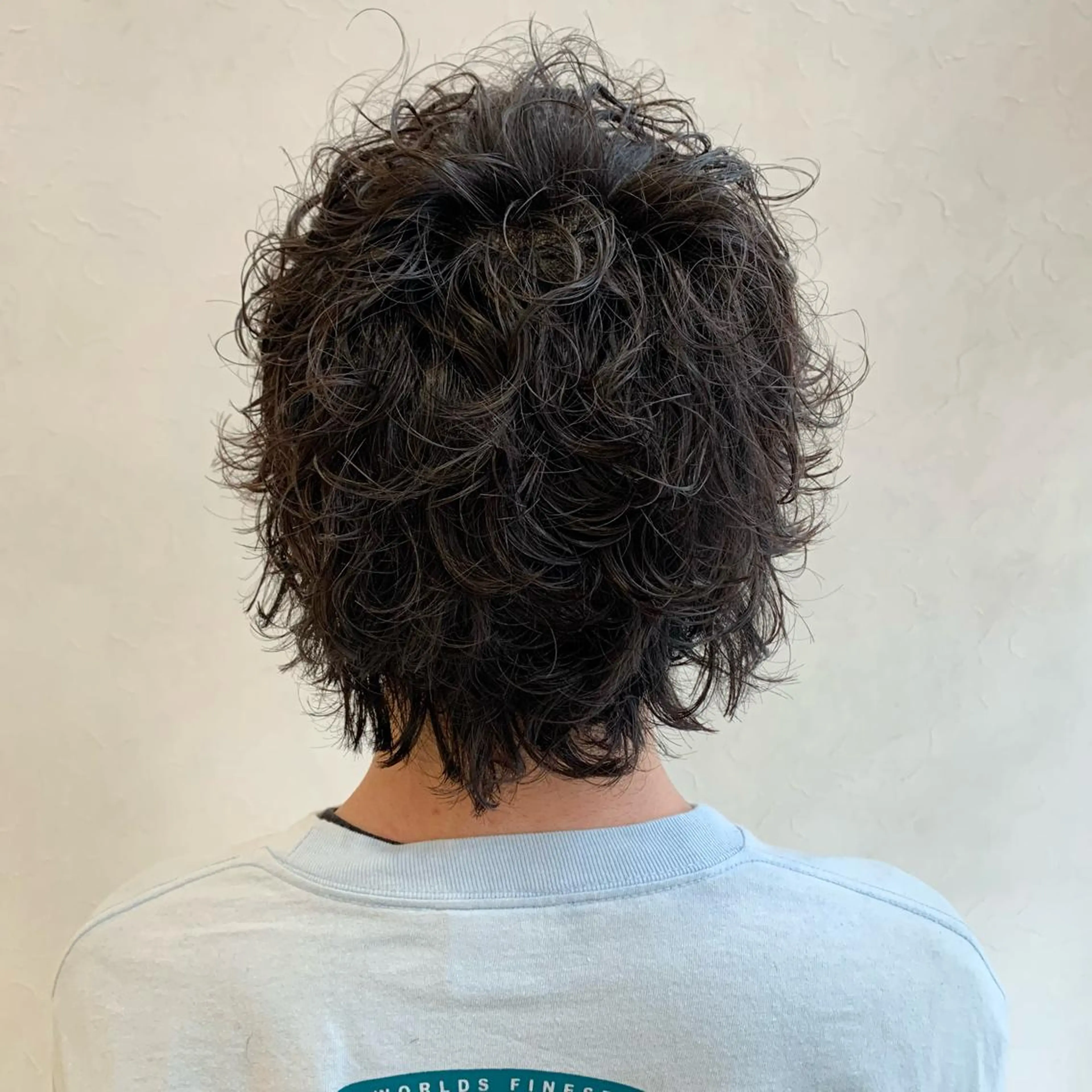 ミディアム パーマ メンズ ミディアムパーマ メンズパーマ メンズウルフカット ウルフカット カット パーマ ヘッドスパ メンズ指名多数!! SiLO 田島のヘアスタイル