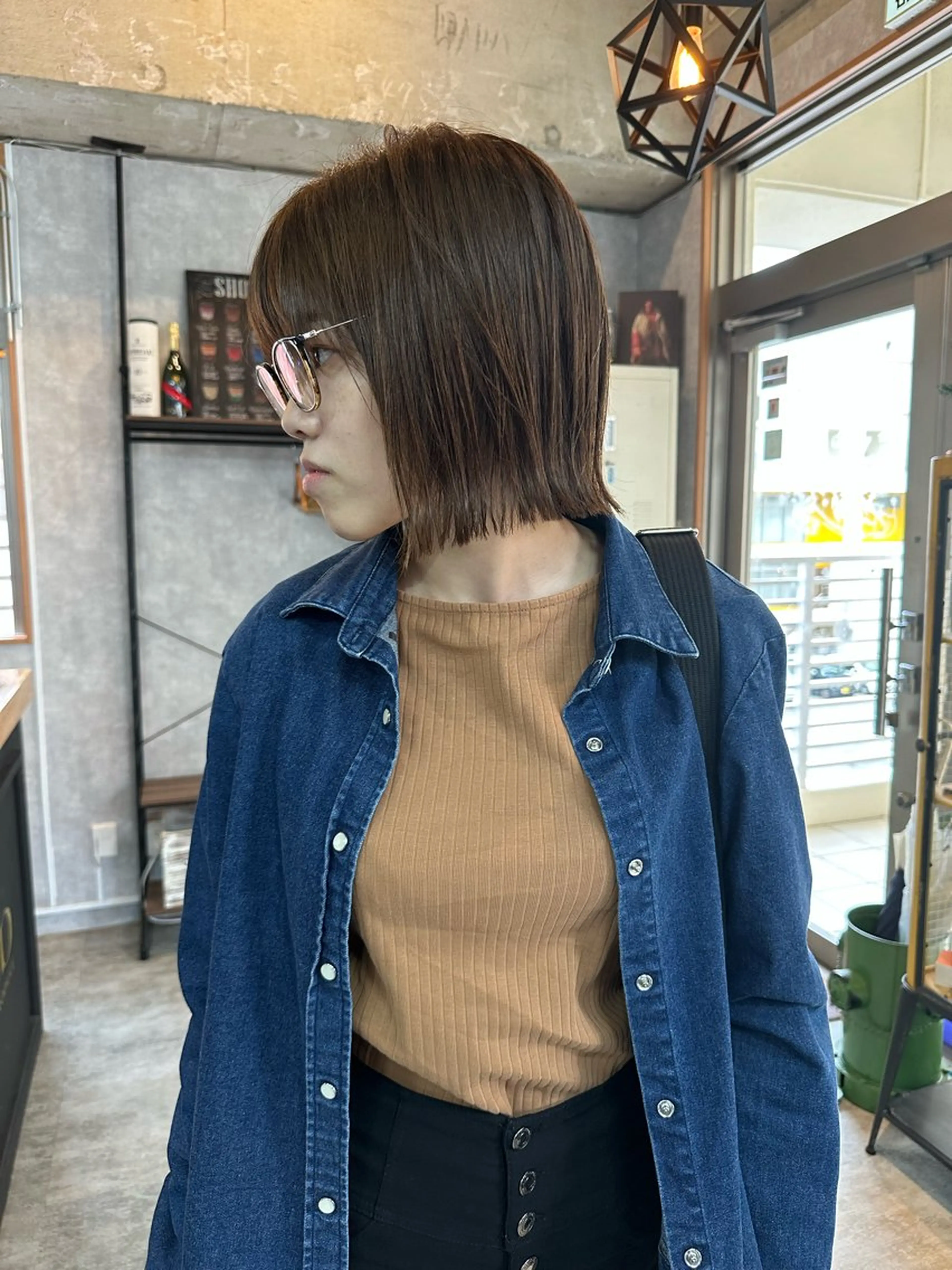 ショート 切りっぱなしボブ ショートボブ ハンサムショート 丸みショート ボブ カット ヘアカラー トリートメント モテ髪/ボブ/ショー ト/アダチフウトのヘアスタイル