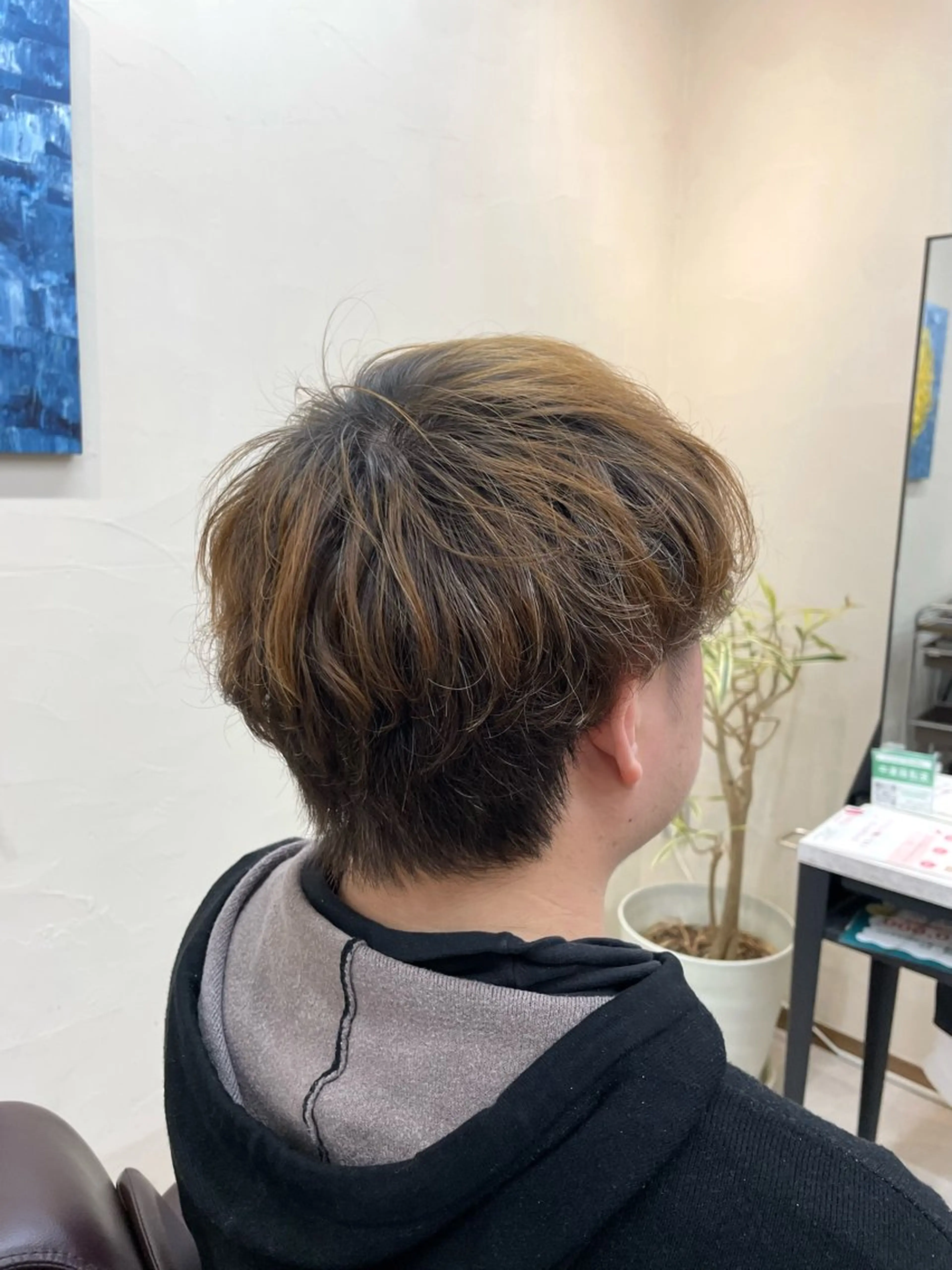 メンズ パーマ I-FLAT 暮石悠菜のヘアスタイル