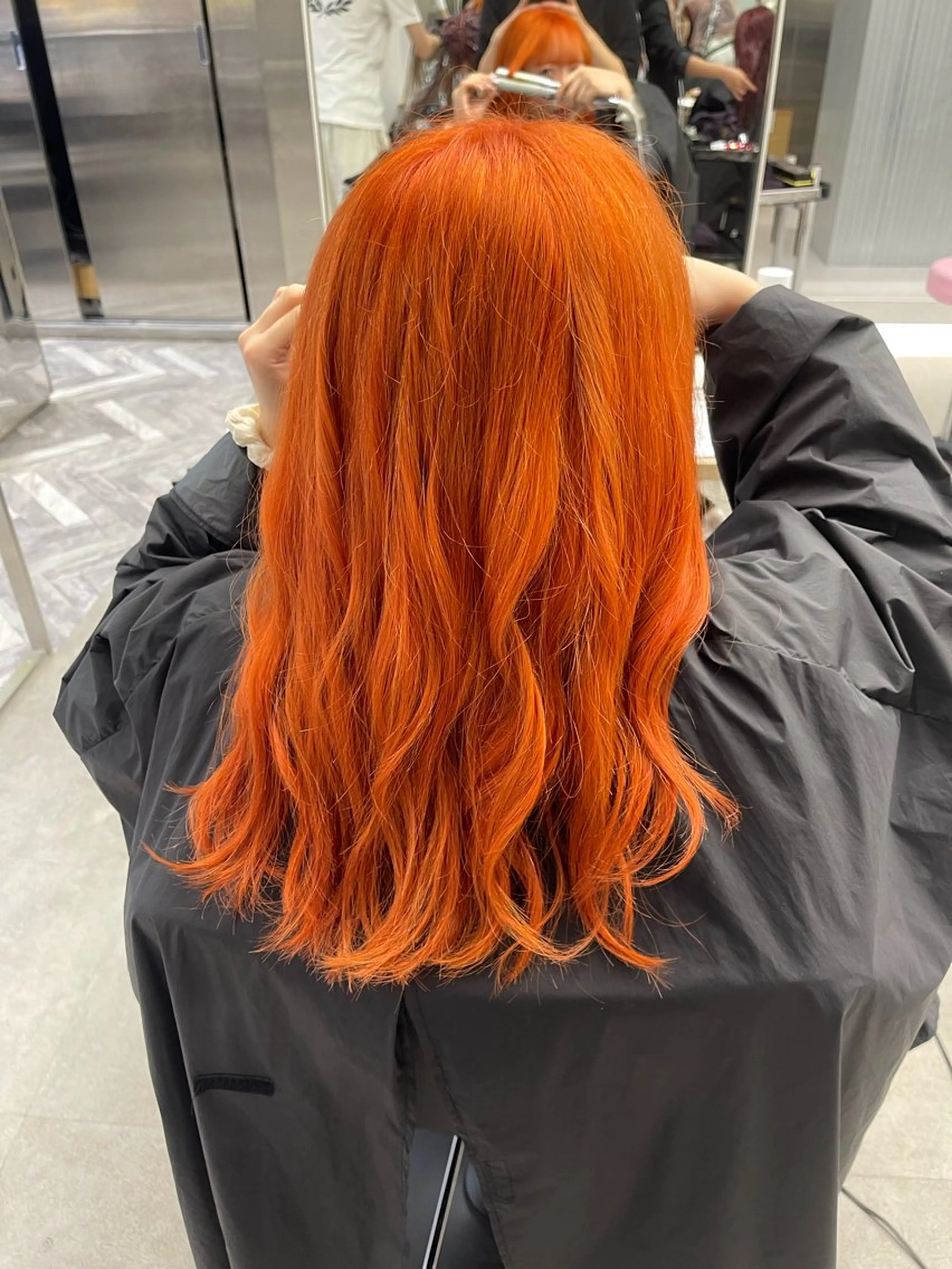 セミロング ARISA︎ メンズハイトーンのヘアスタイル