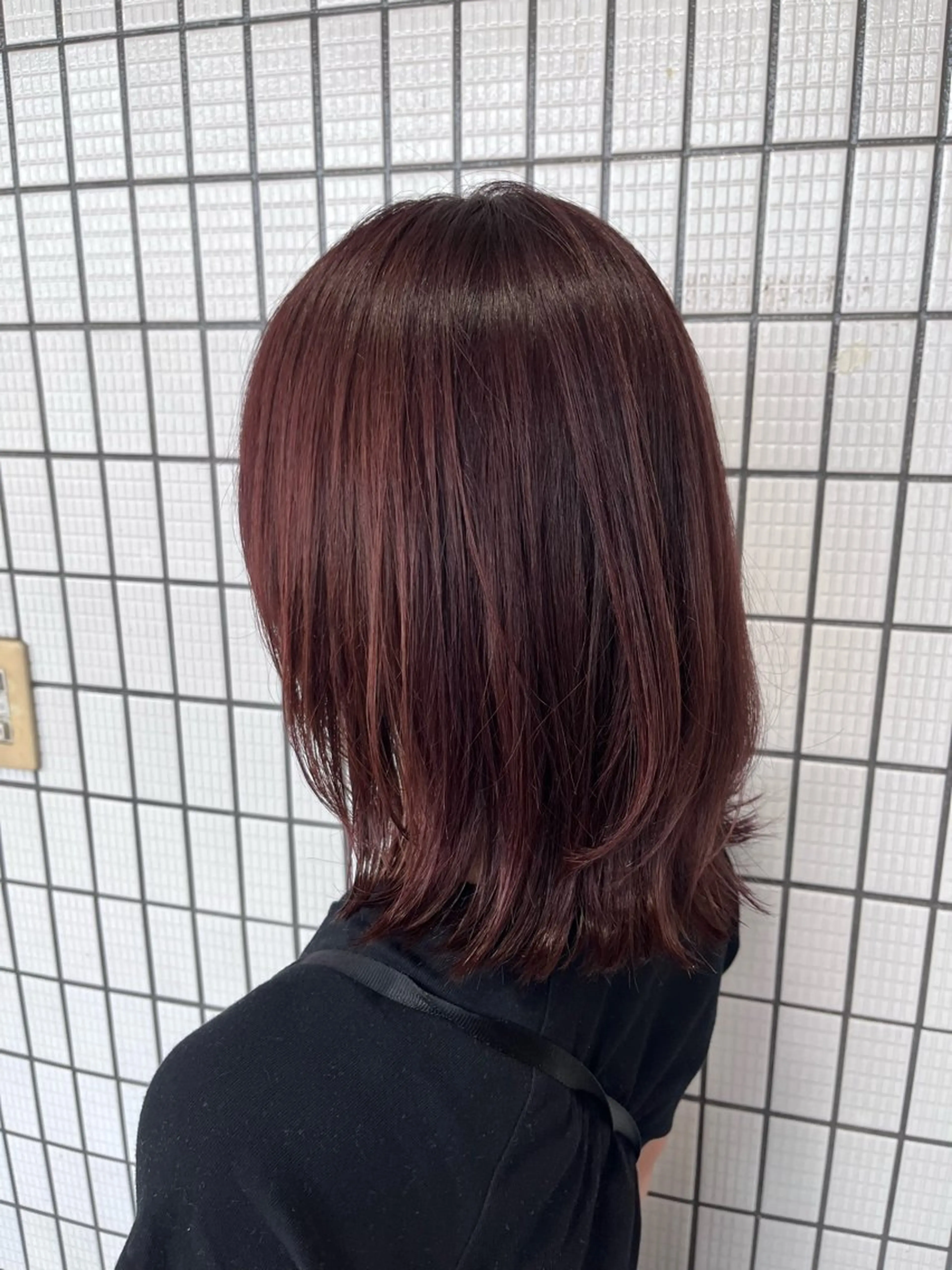 ミディアム カラー カット ヘアカラー 五十嵐ゆり 美髪カラー　武蔵小杉のヘアスタイル