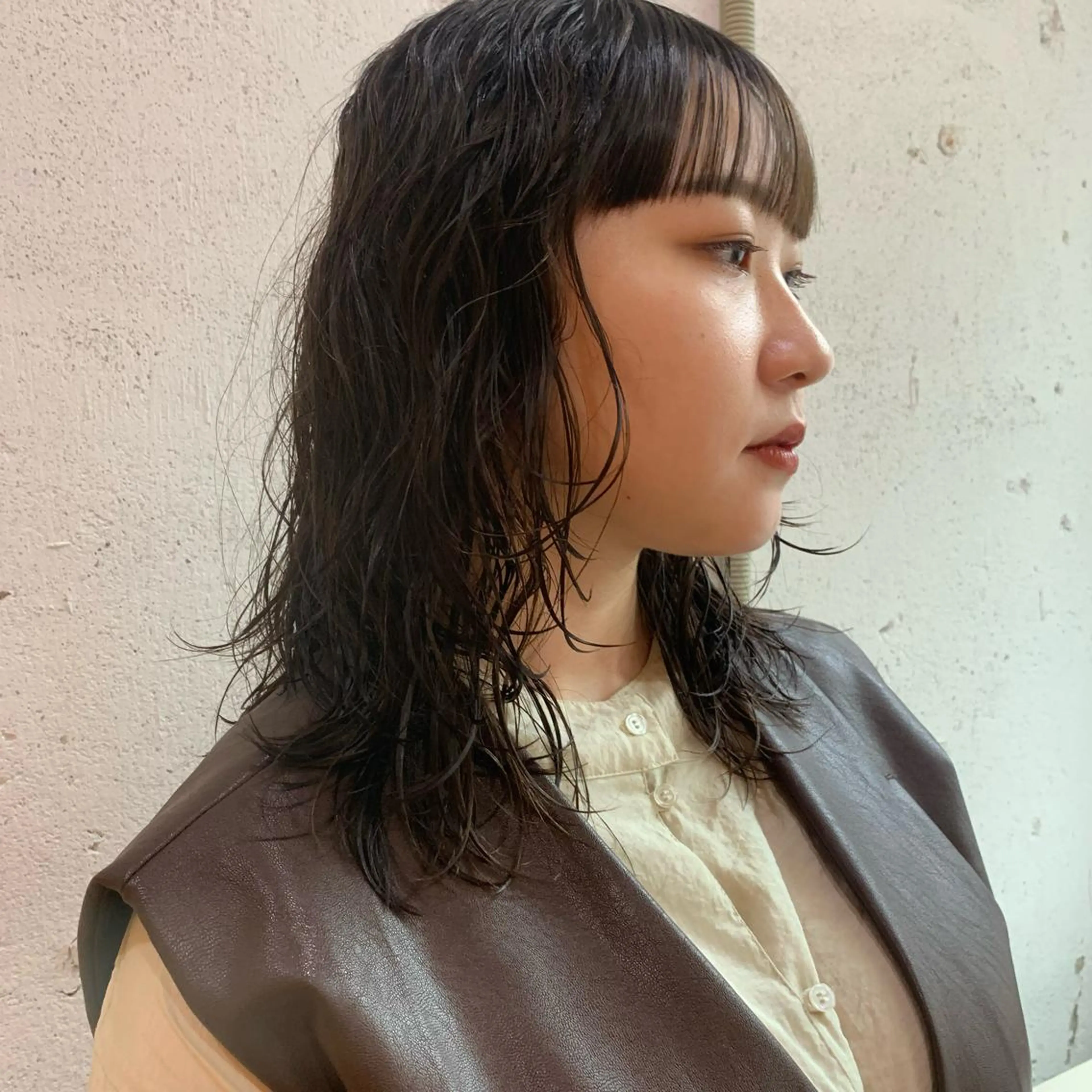 セミロング パーマ カット パーマ 🎈馬場佑馬/ スパイラルパーマ🎈のヘアスタイル