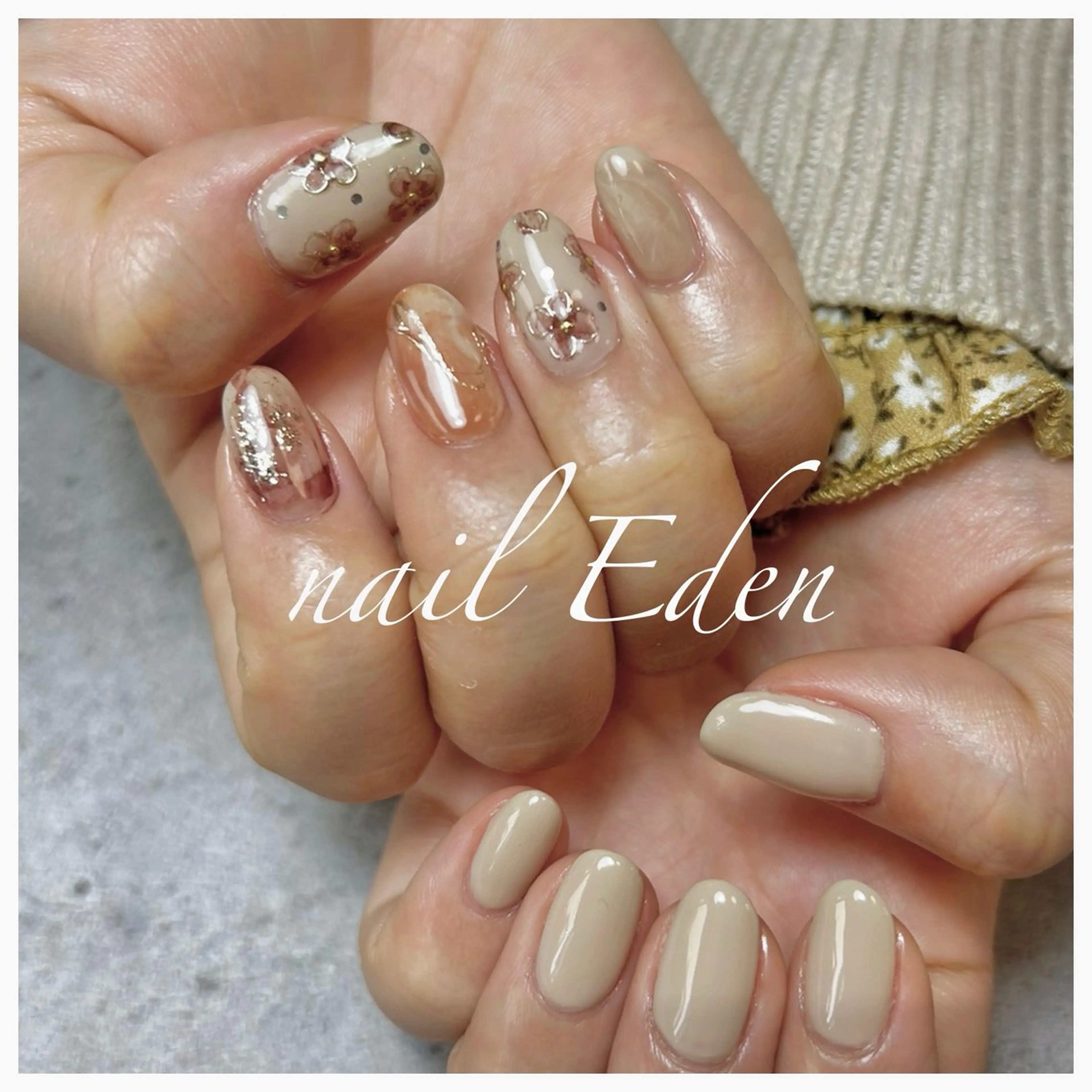 ネイル 持ち込み Eden ♾️のネイルデザイン