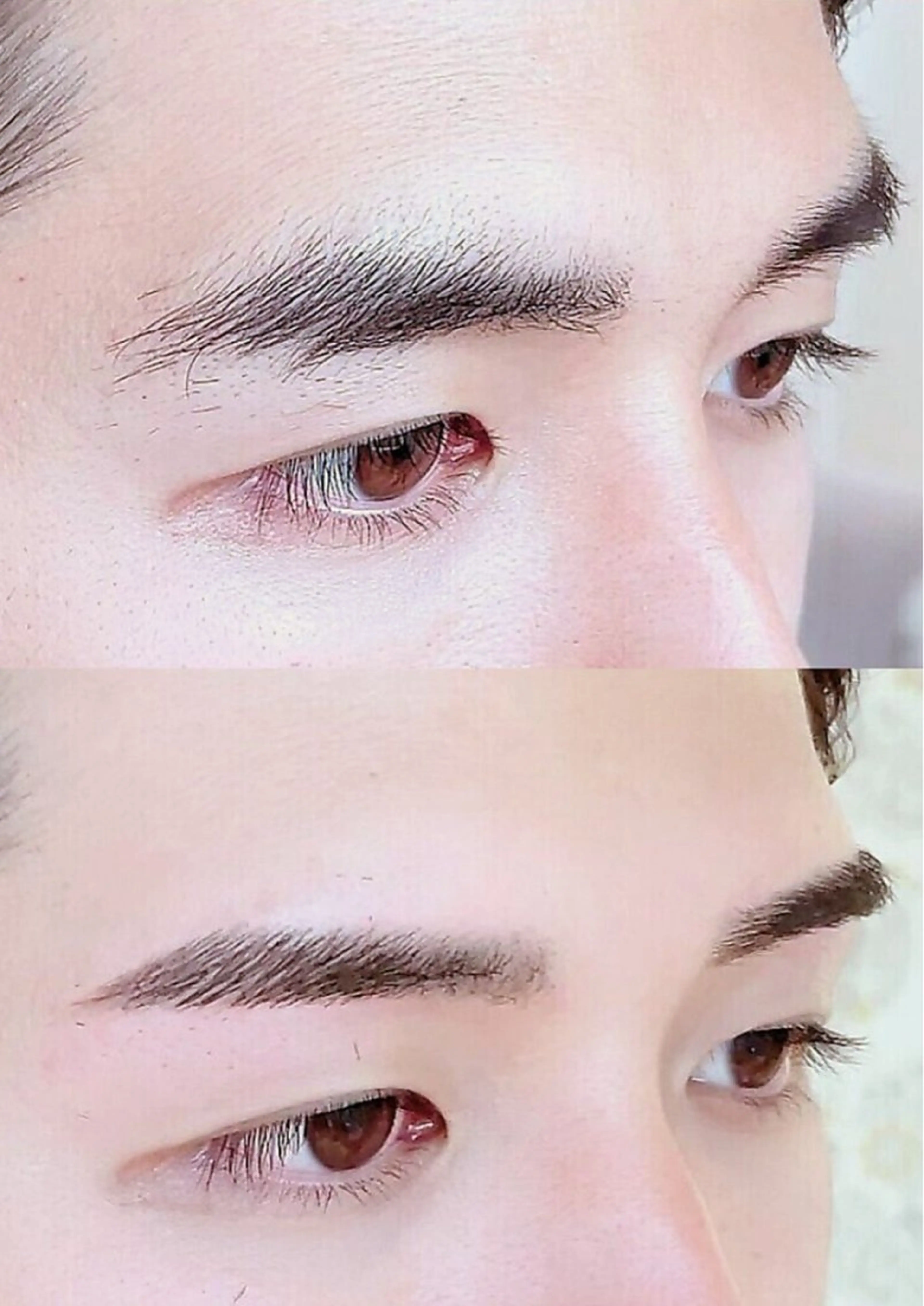 🔸 men's【眉wax】あなただけのオーダーメイドデザイン🪄洗練されたモテ眉イケメン✨鎮静パック&メイク付きの写真