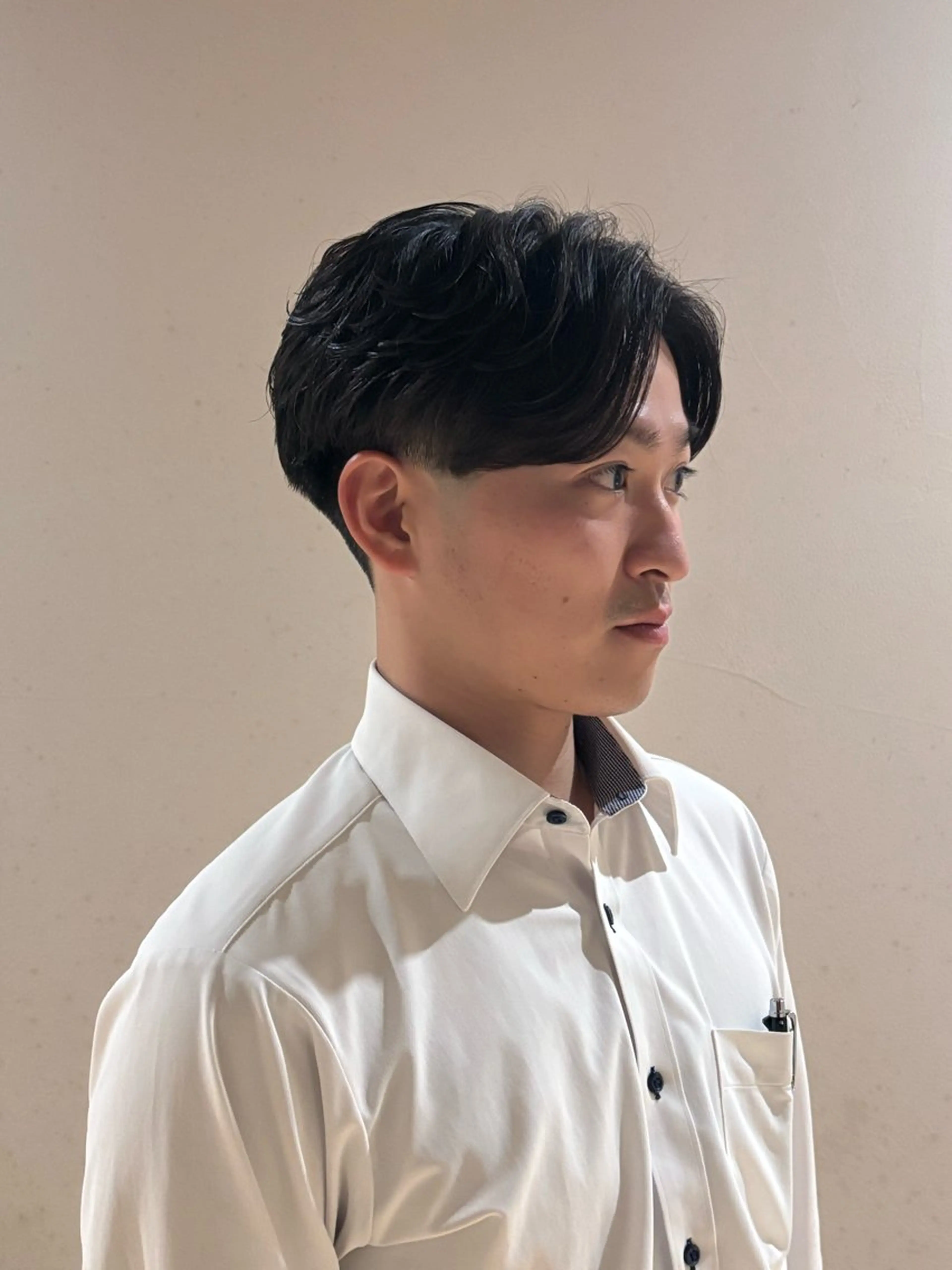 メンズ カット パーマ 太田 渚遊のヘアスタイル