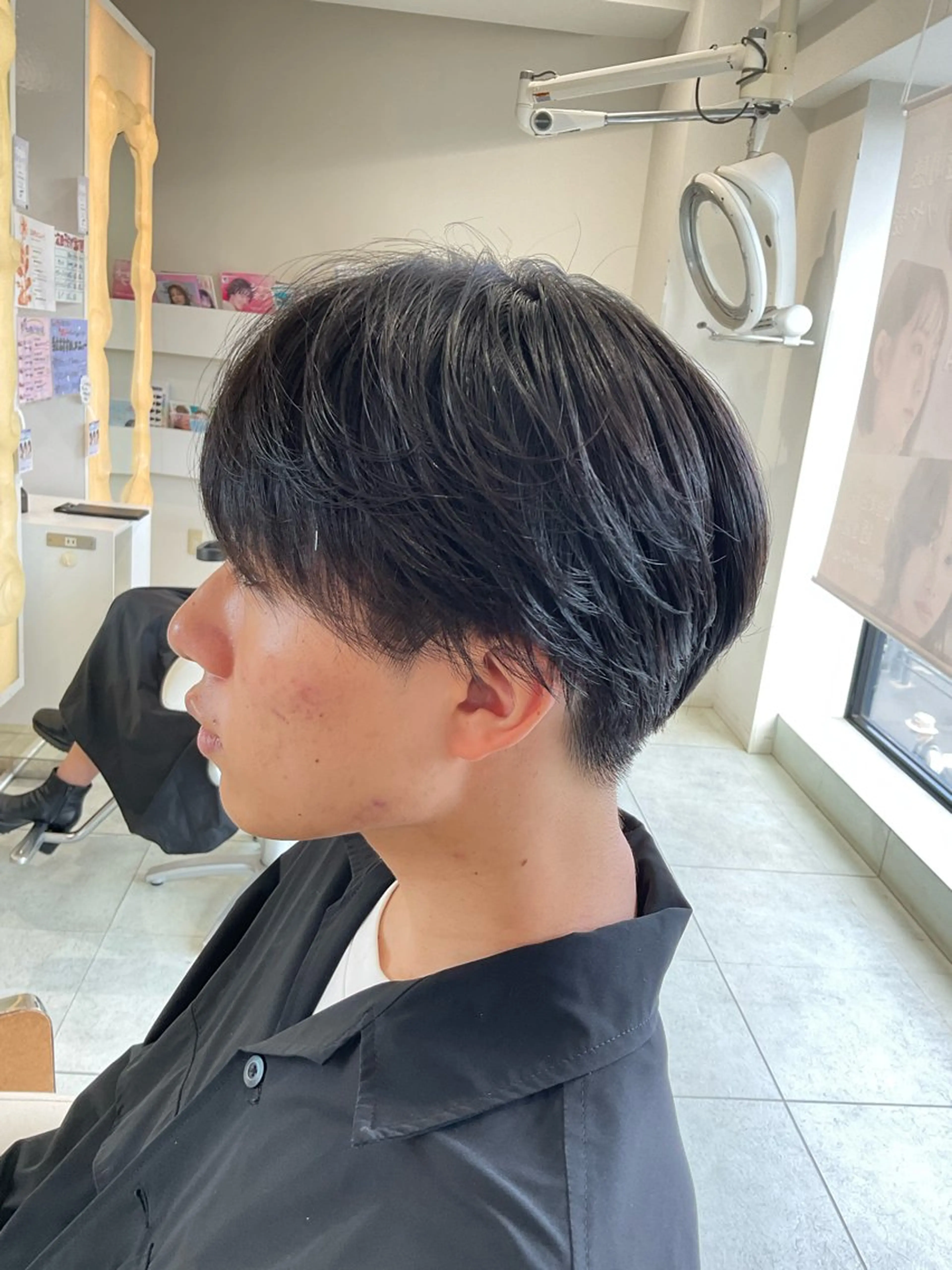 メンズ マッシュ シースルーマッシュ 稲村 直也のヘアスタイル