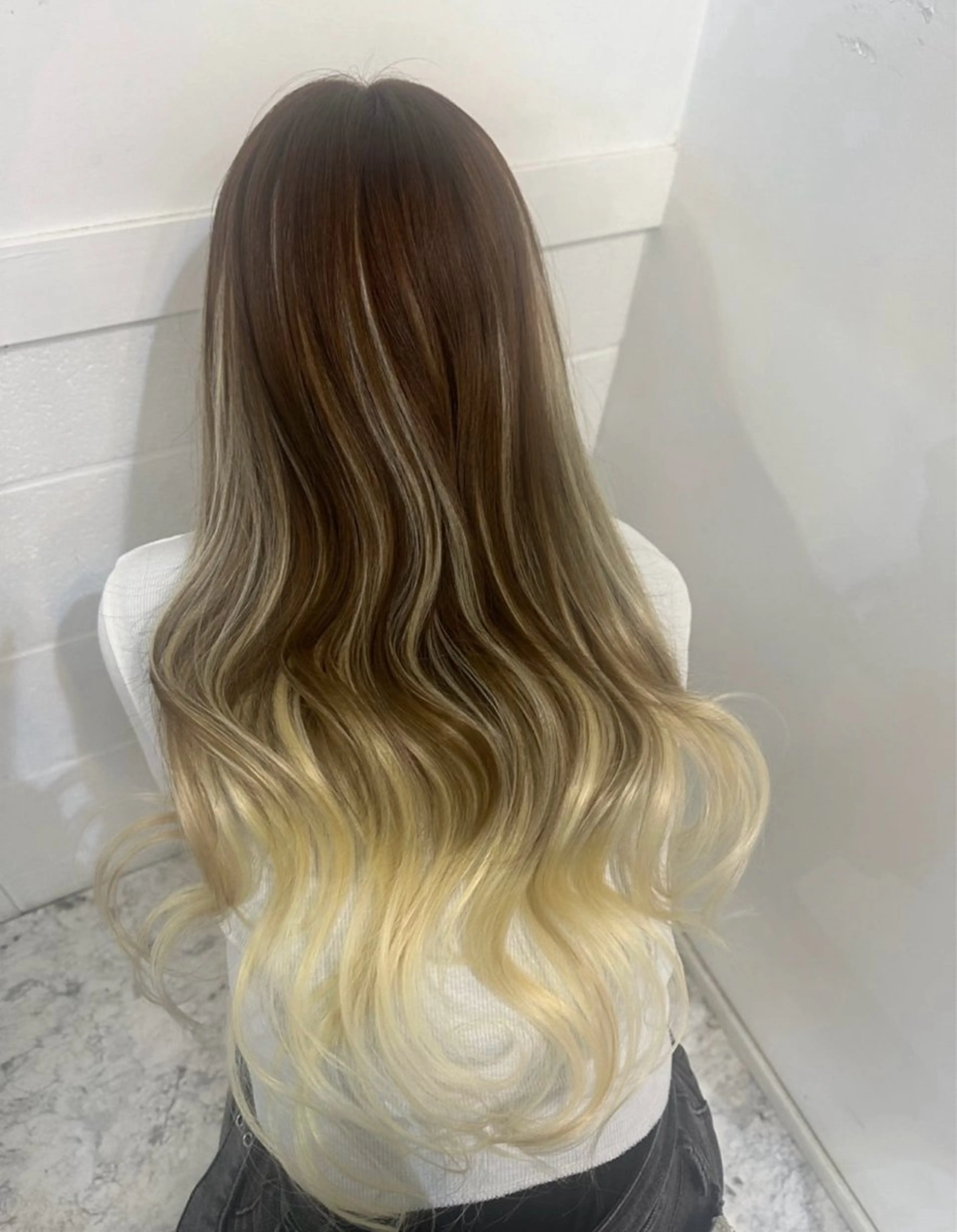 ロング シールエクステ エクステ レイヤーカット エクステ 🩶BRAS 🩶のヘアスタイル