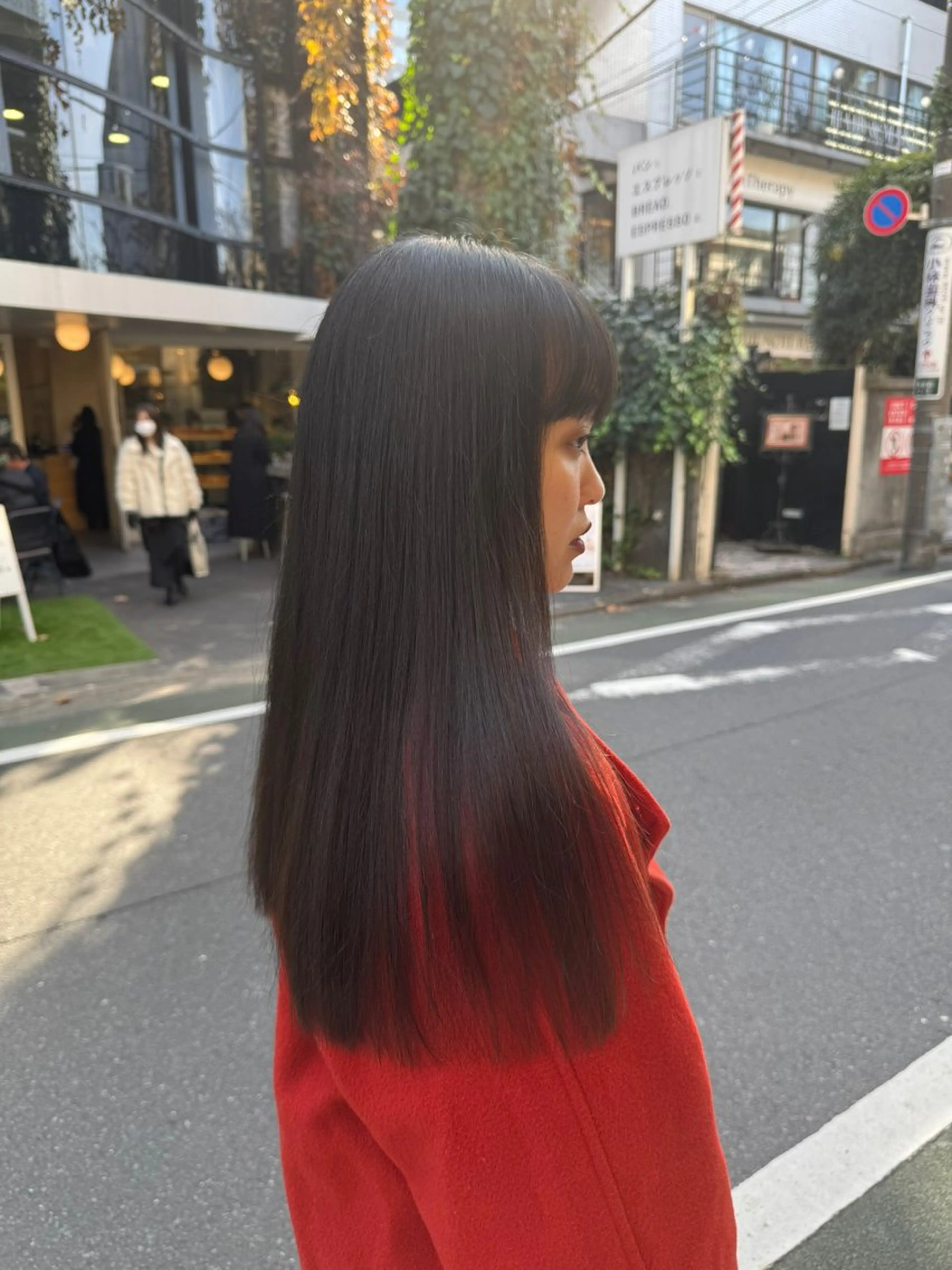 ロング カラー カット ヘアカラー トリートメント You/透明感カラー レイヤーカット/ボブのヘアスタイル