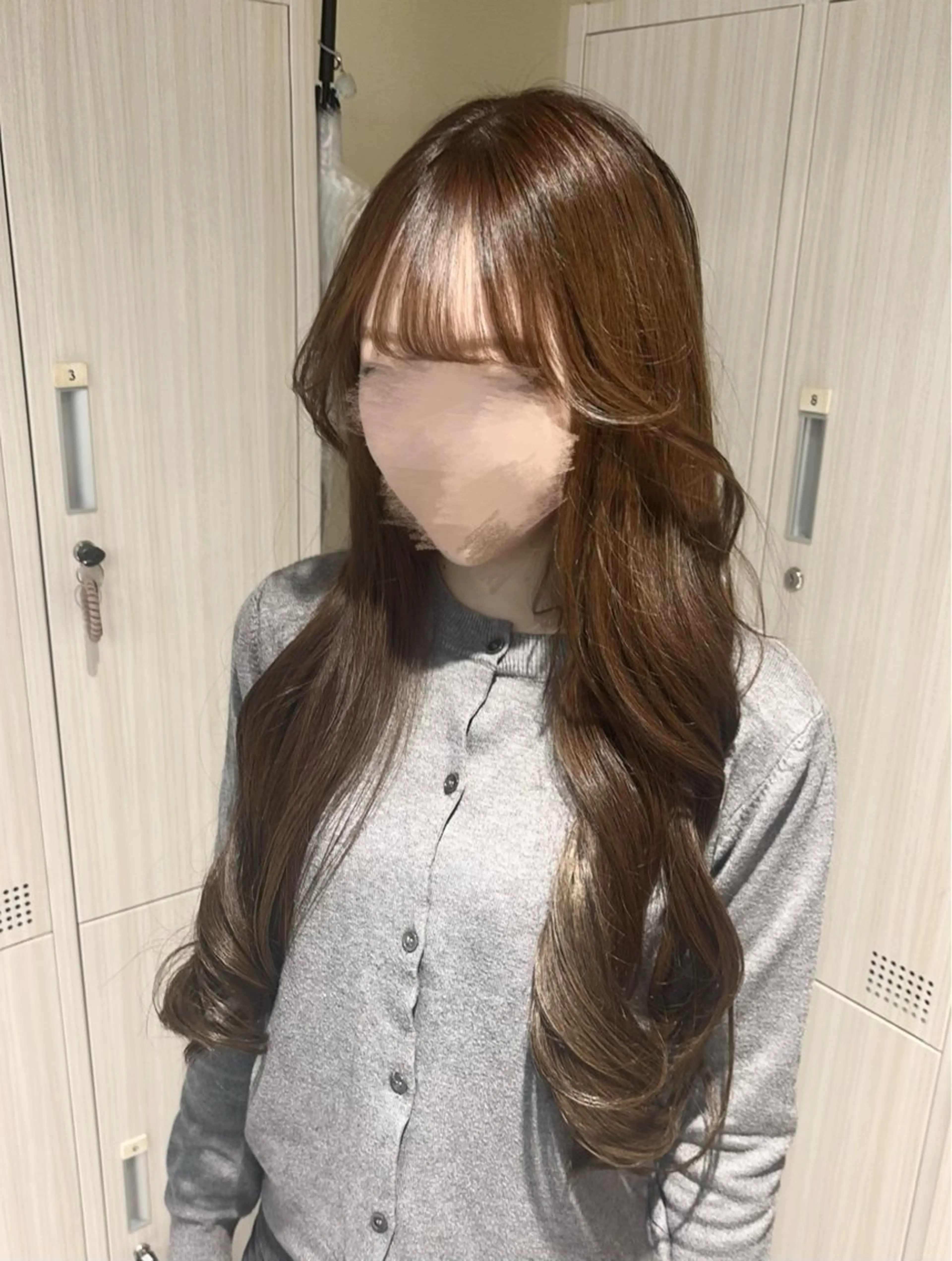 ロング シアーベージュ ロング clanc横浜所属・🎀艶髪ガーリーカラ ー/miruki🪽のヘアスタイル