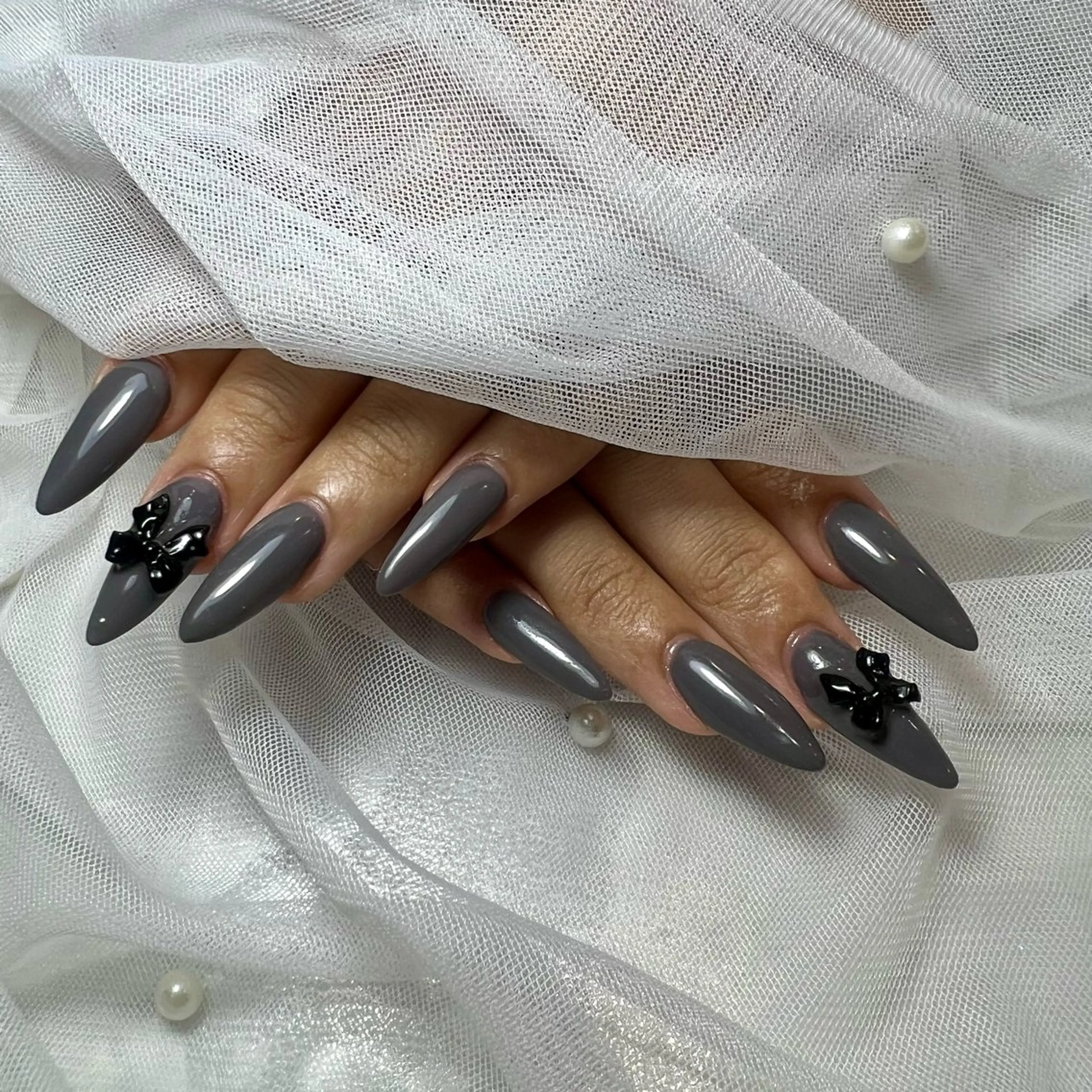 ネイル アートネイル フラッシュネイル フレンチネイル ジェルネイル ガラスフレンチ share. yurieのネイルデザイン