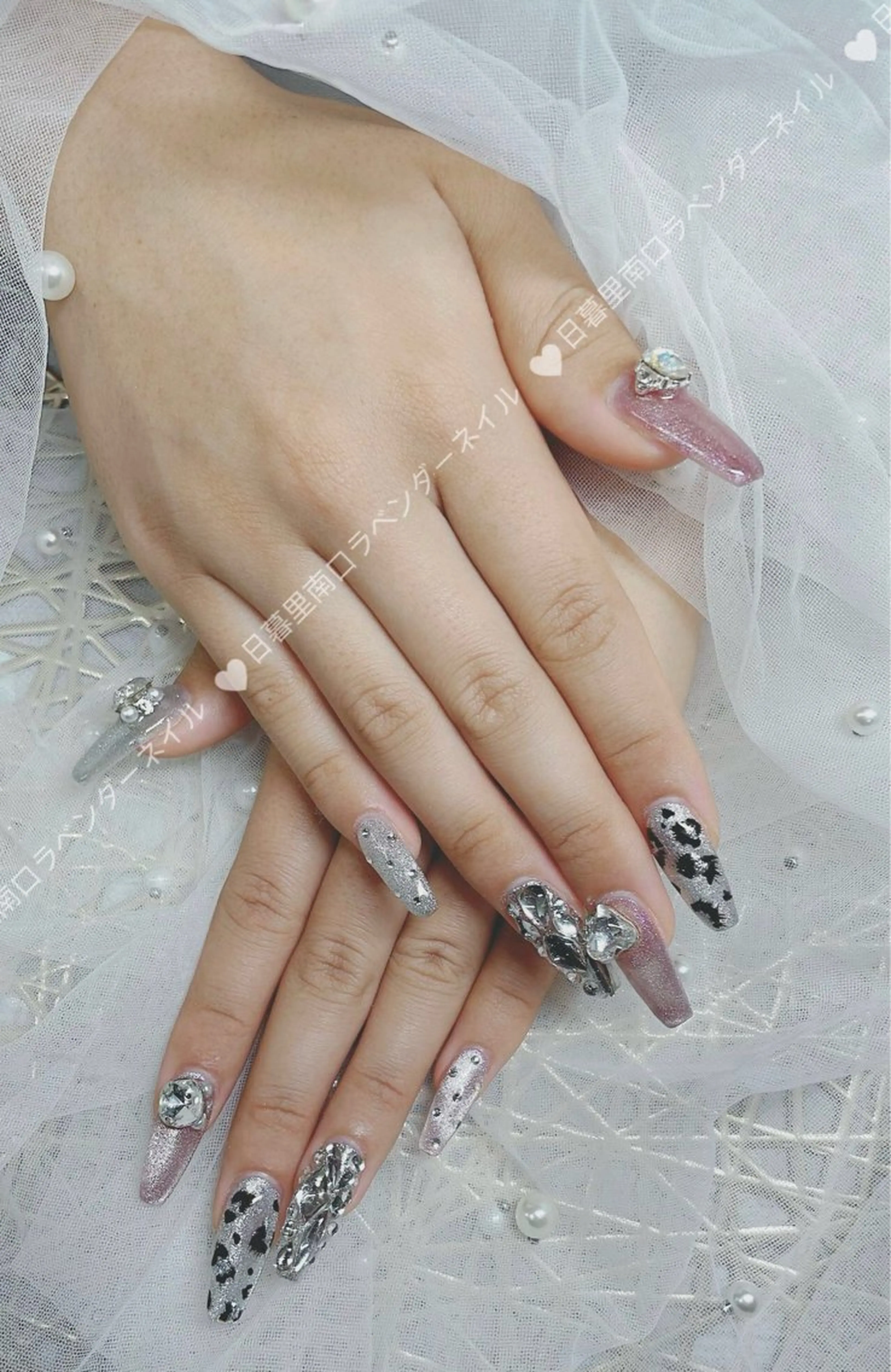 ネイル ラベンダー💖日暮里 ルル💖ネイルのネイルデザイン