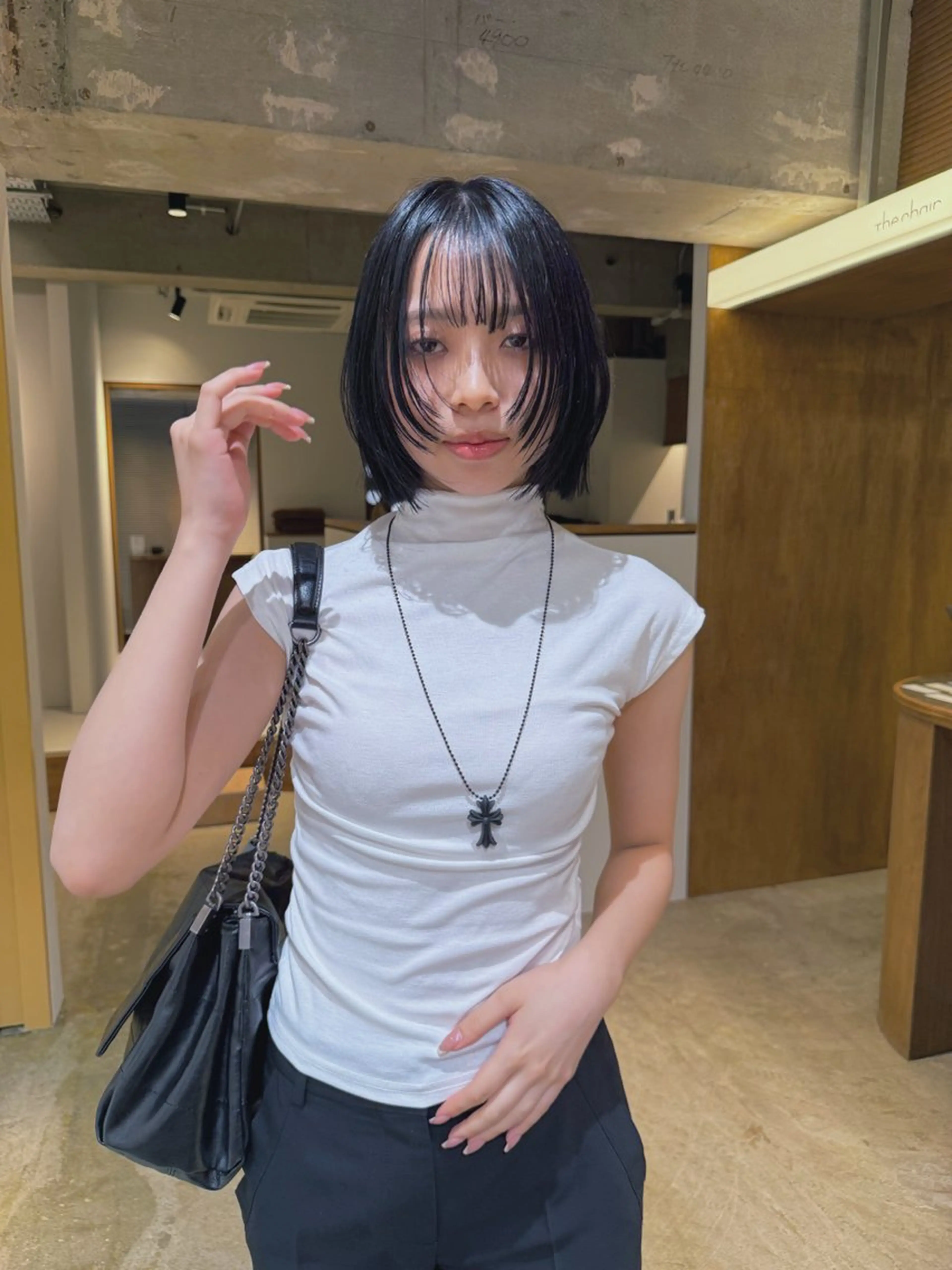 ショート カラー ボブレイヤー ボブ レイヤーカット miyuki .のヘアスタイル