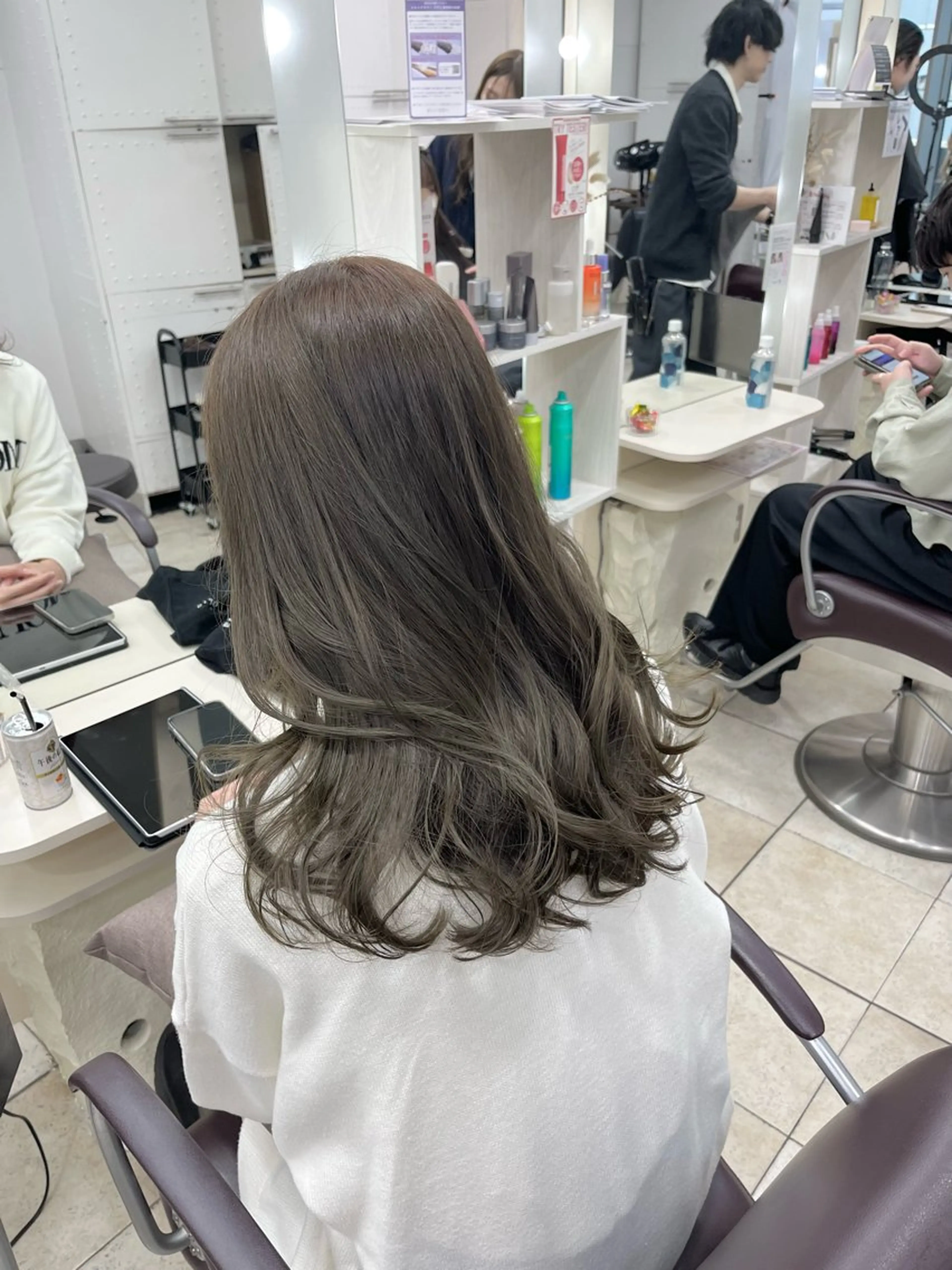 ロング カット ヘアカラー トリートメント 韓国レイヤー×モテ髪 /MITSUKI🤍のヘアスタイル