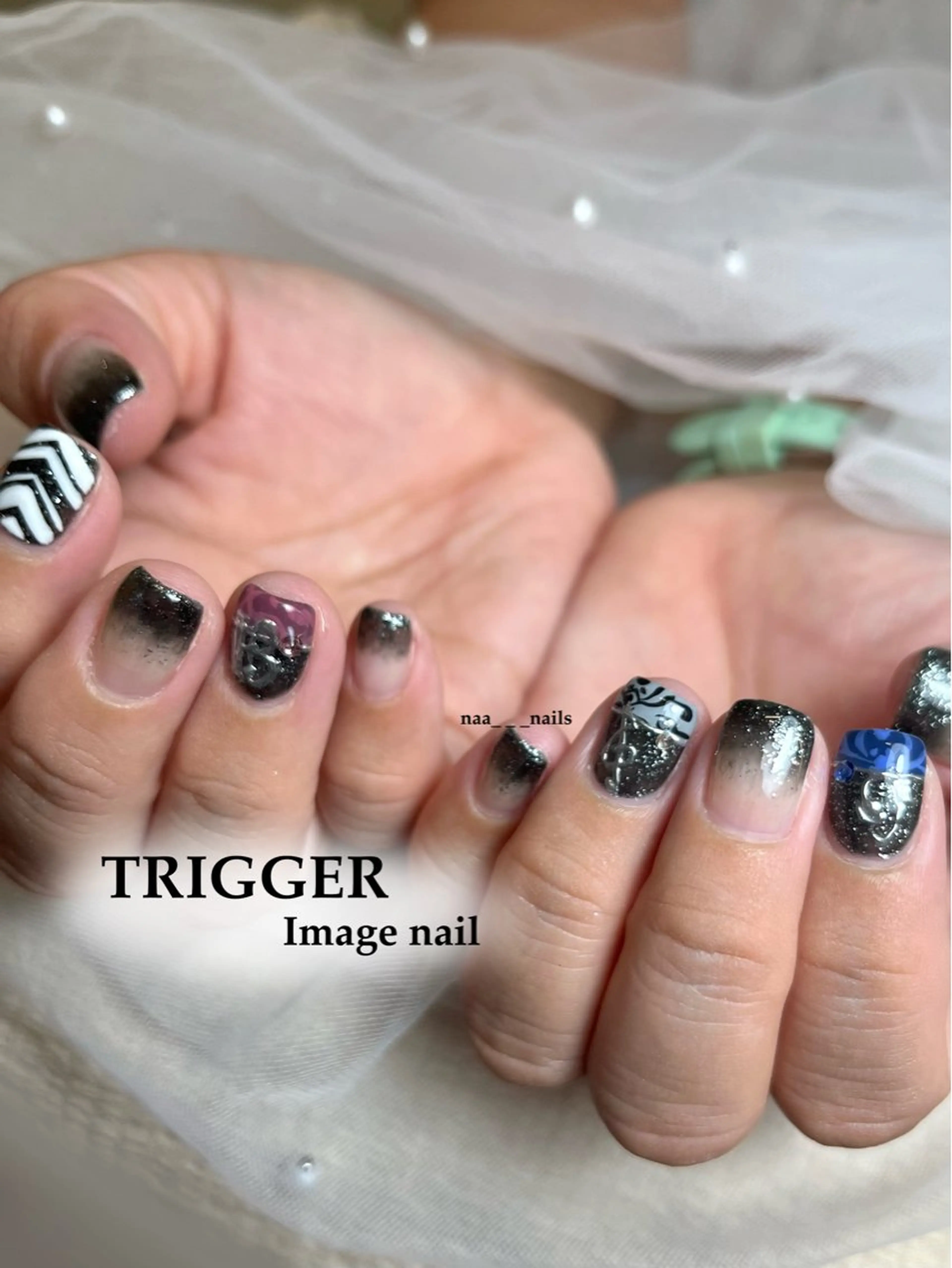 ネイル ハンドネイル あべ なぎさのネイルデザイン