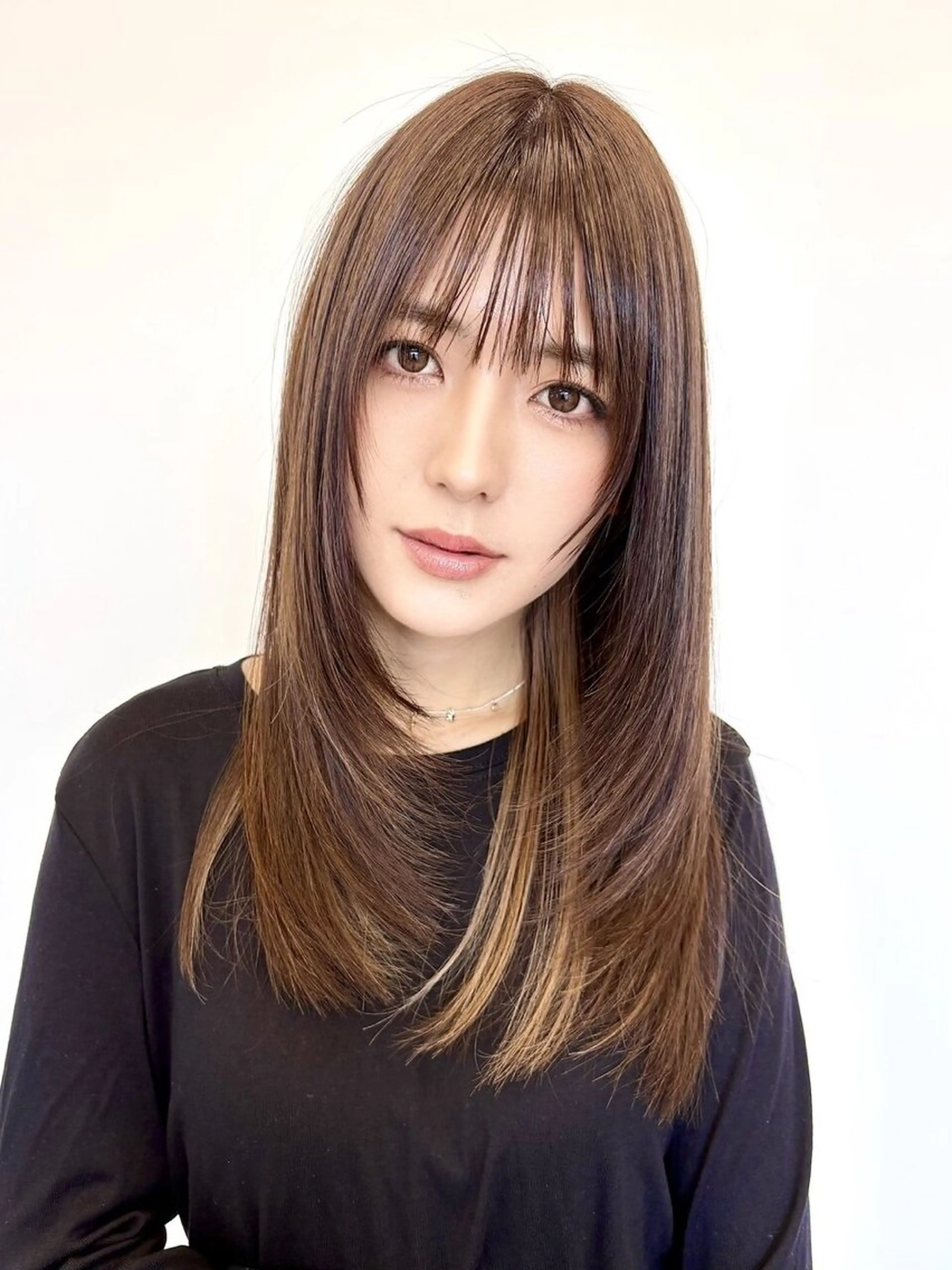 🉐1日で大変身コース🉐忙しい方にオススメです♪似合わせカット+うる艶カラー+髪質改善ストレート+TR💇♀️の写真