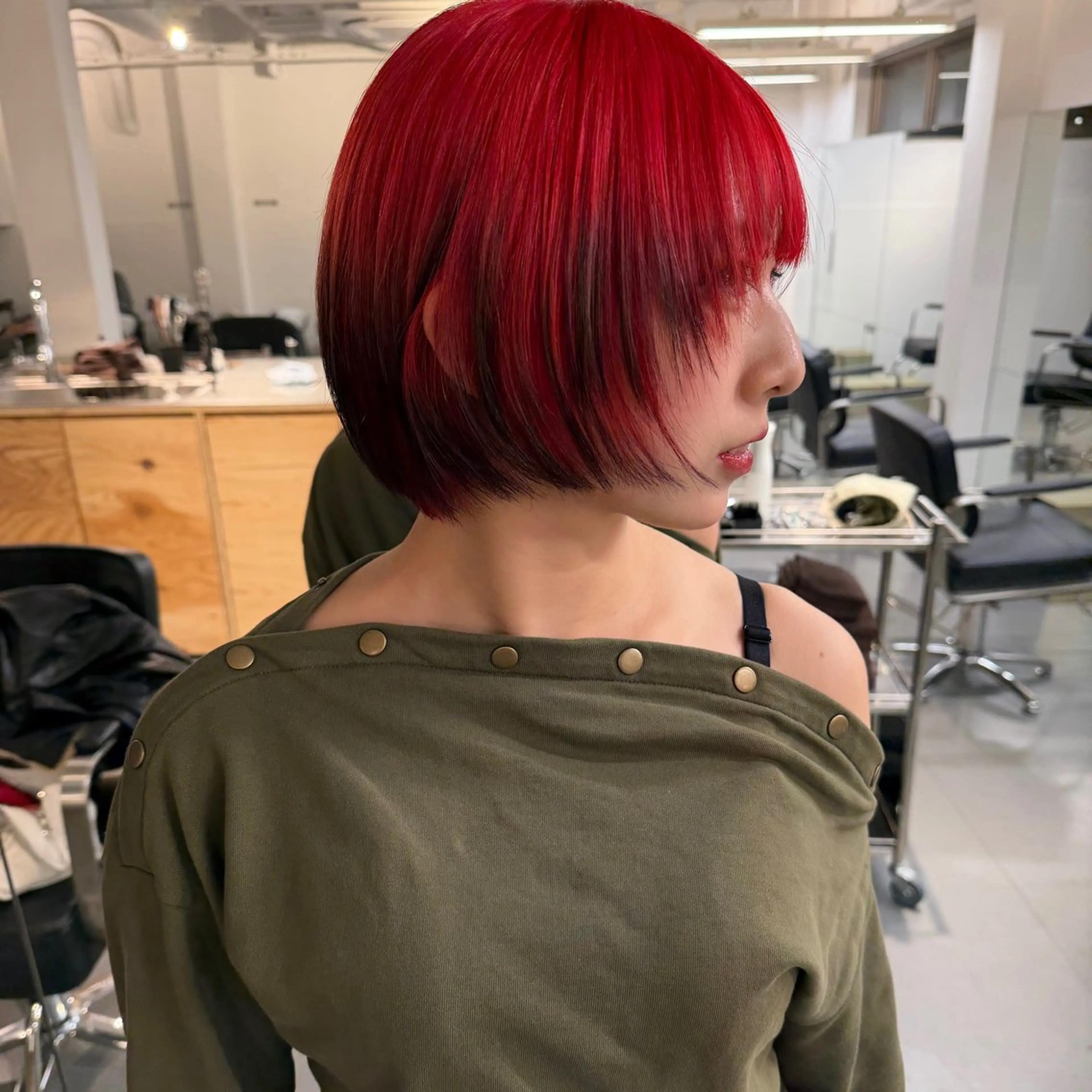 ショート カラー ヘアアレンジ カット ヘアカラー トリートメント Mizobe misakiのヘアスタイル