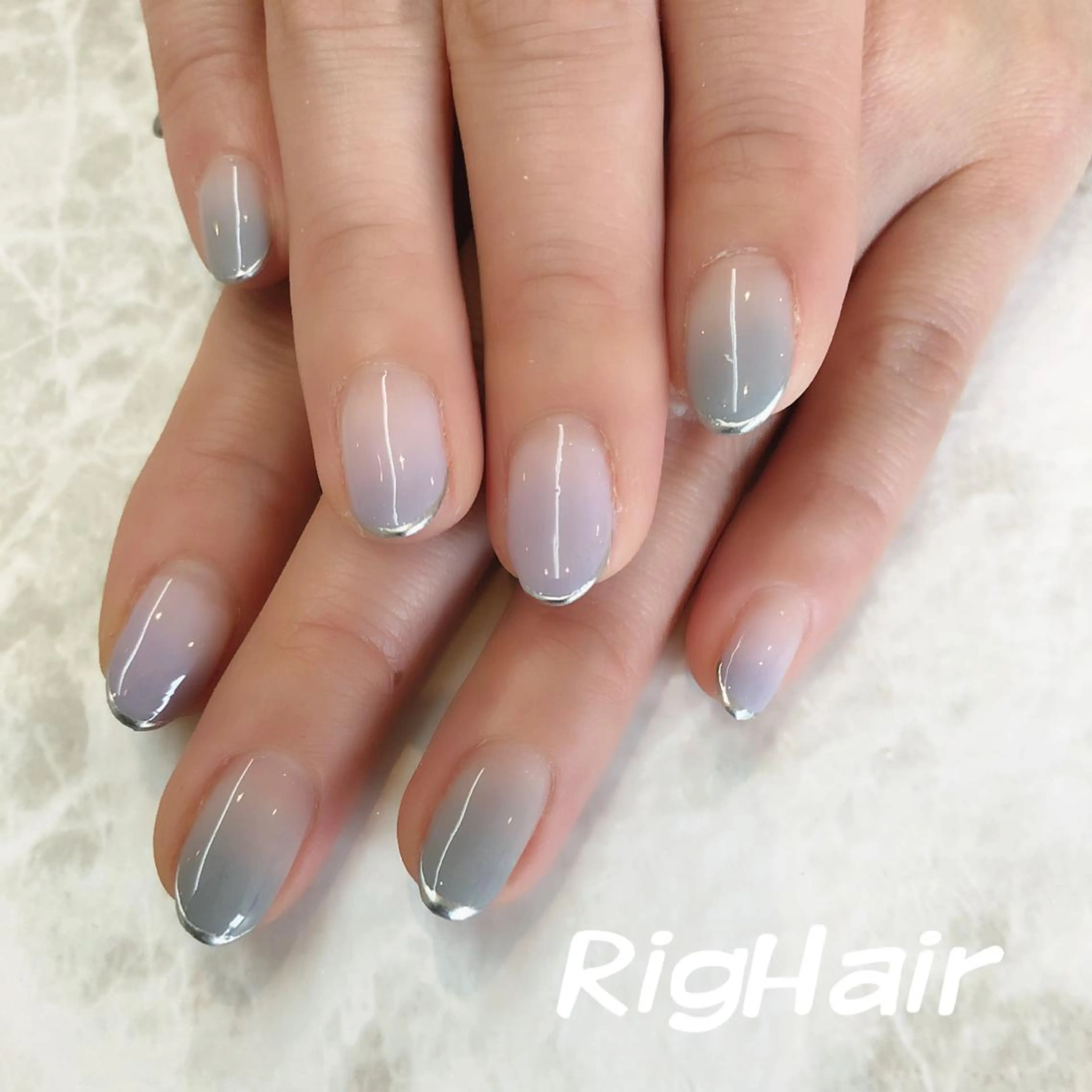 ネイル グラデーション RigHair MIZUHOのネイルデザイン