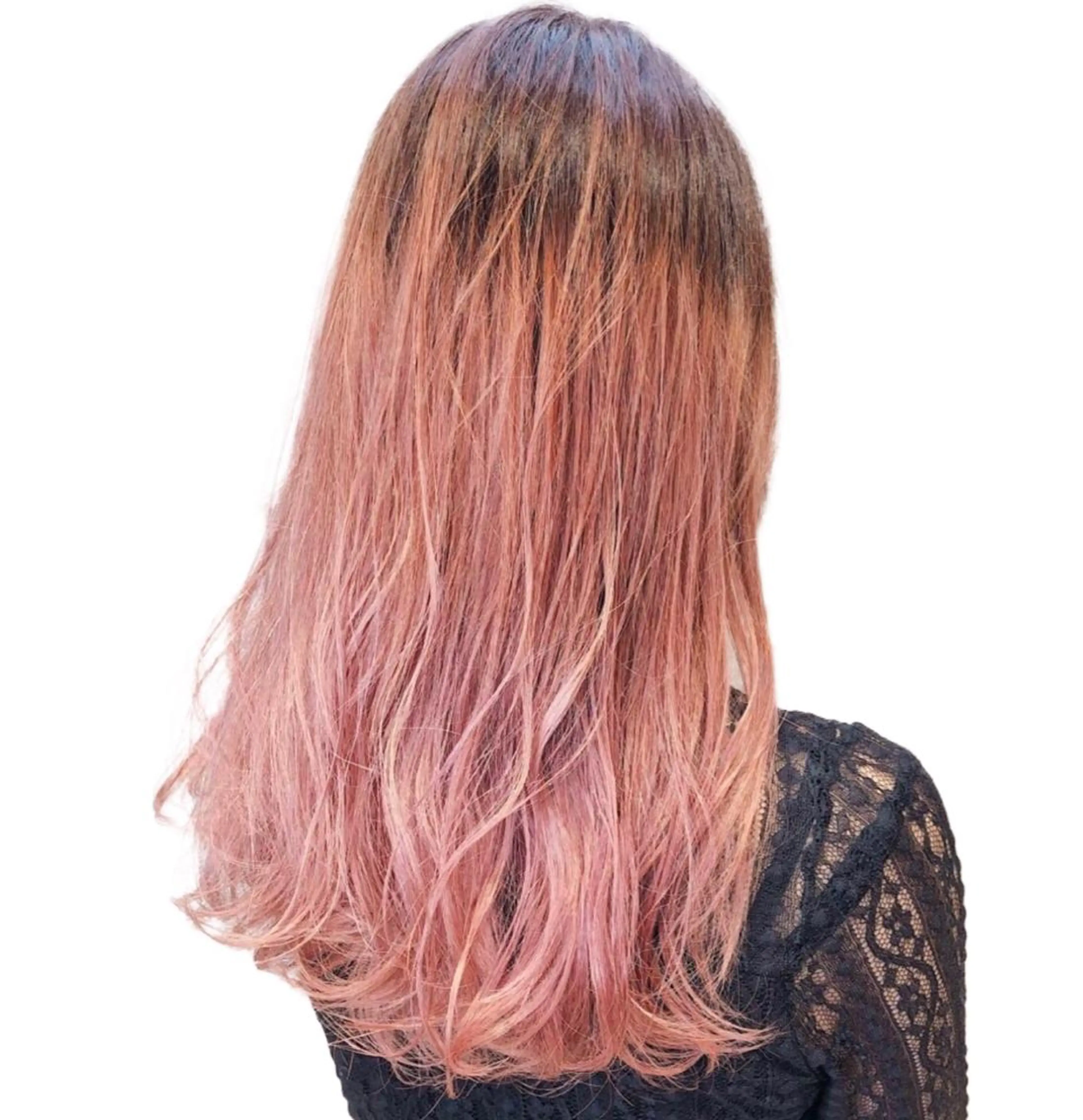 ロング カラー ケアブリーチ /髪質 改善/古橋圭史郎のヘアスタイル