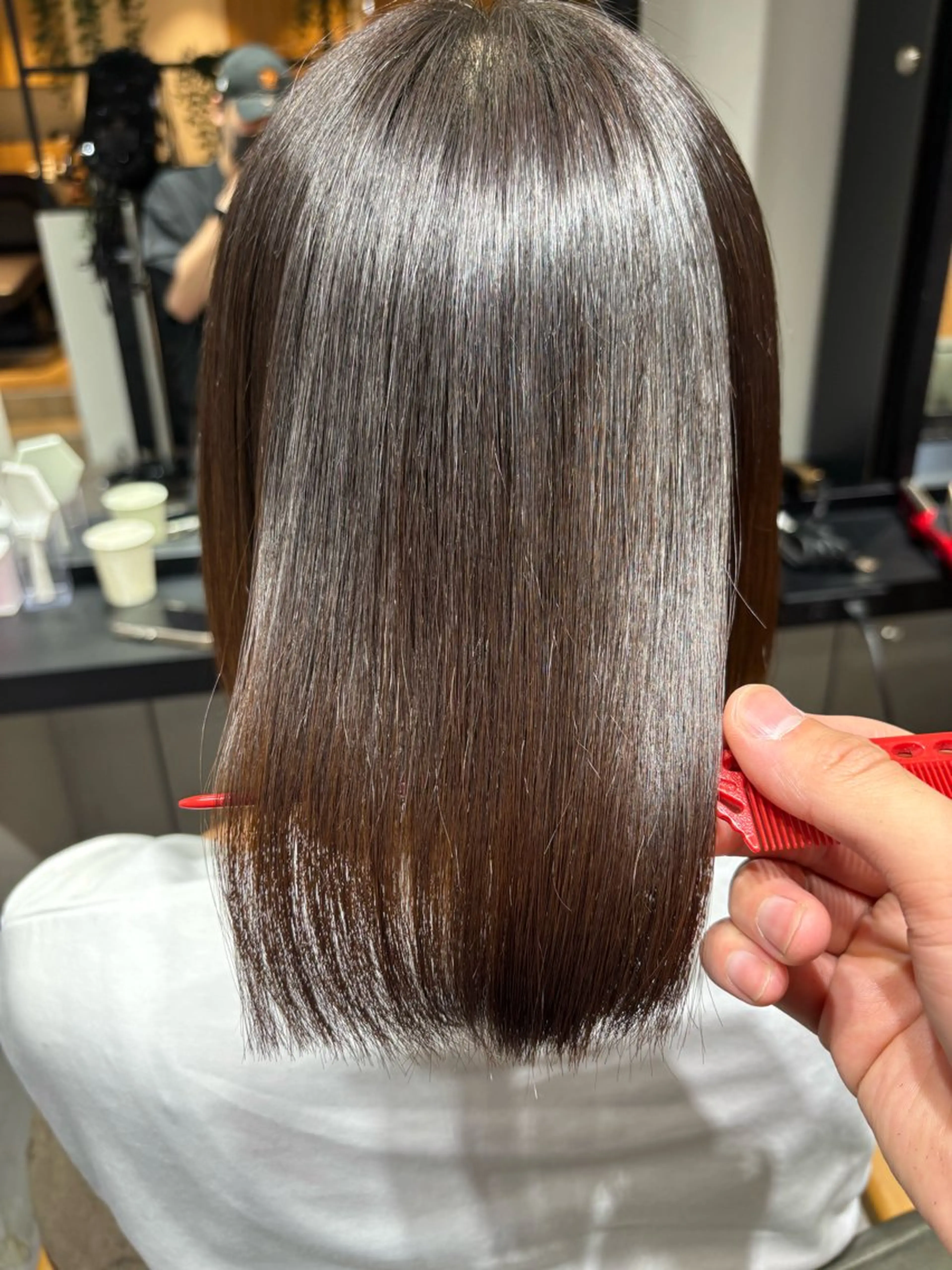 ショート 髪質改善 縮毛矯正 縮毛矯正 noah rance  池袋所属・✨似合わせボブ✨ 縮毛矯正のヘアスタイル