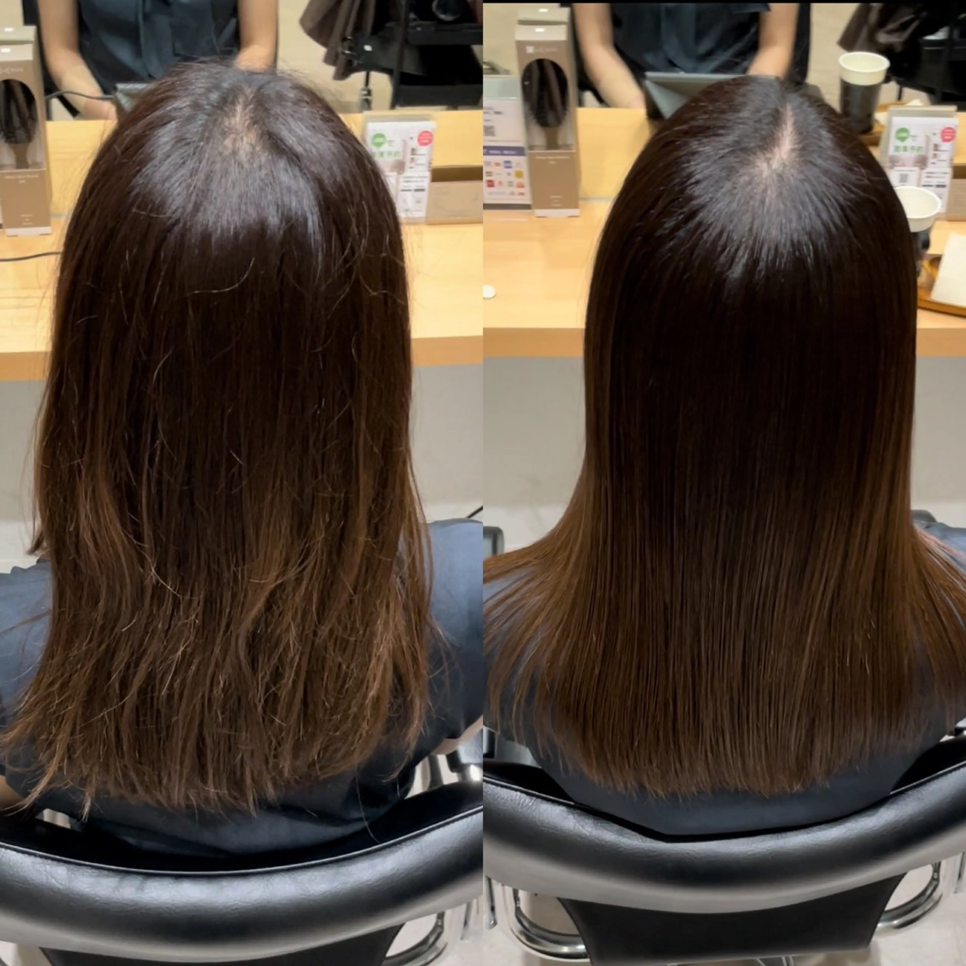 ミディアム 髪質改善 トリートメント 酸熱トリートメント 髪質改善ヘアケア 艶髪特化/上田のヘアスタイル