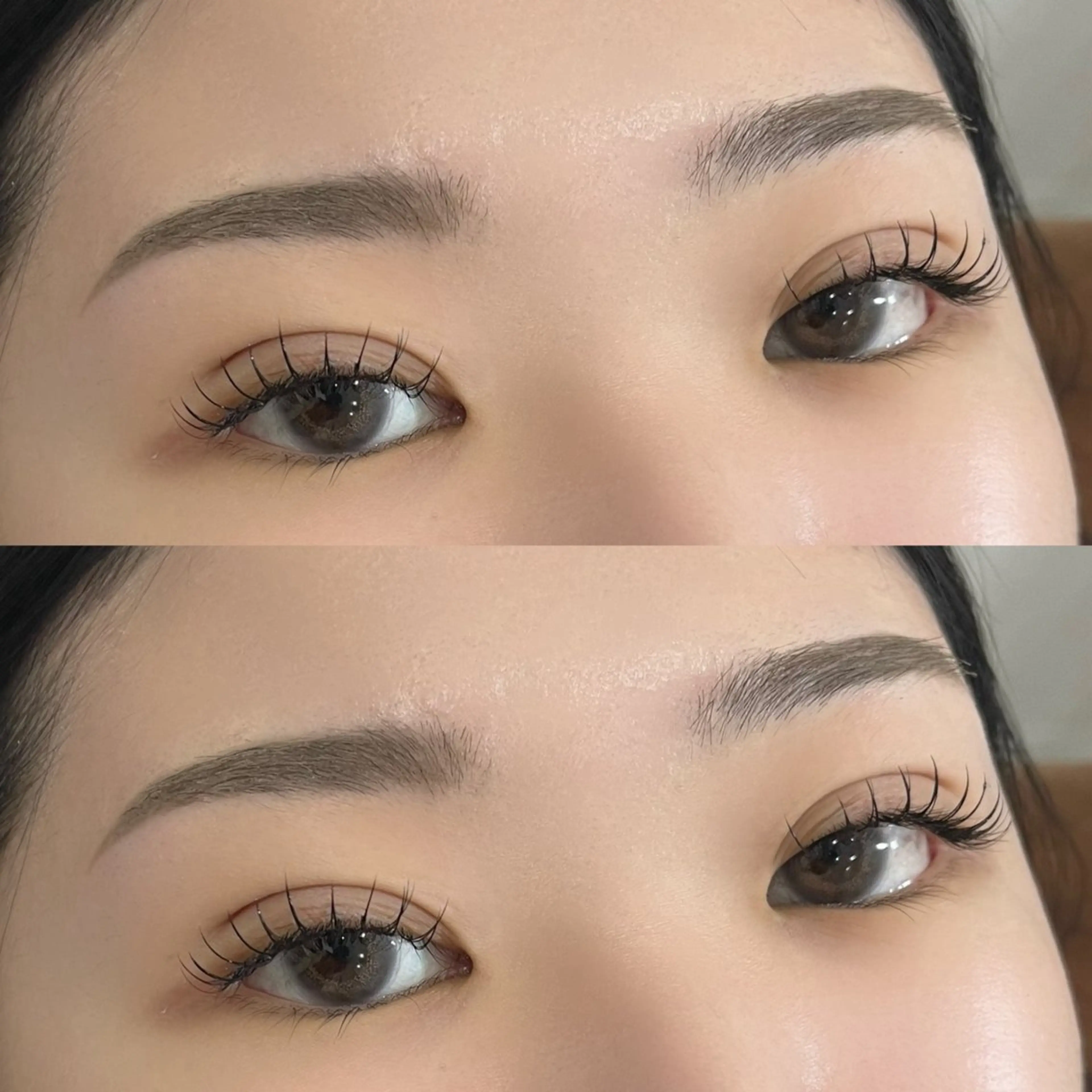 美眉スタイリング×フラットラッシュ100本の写真