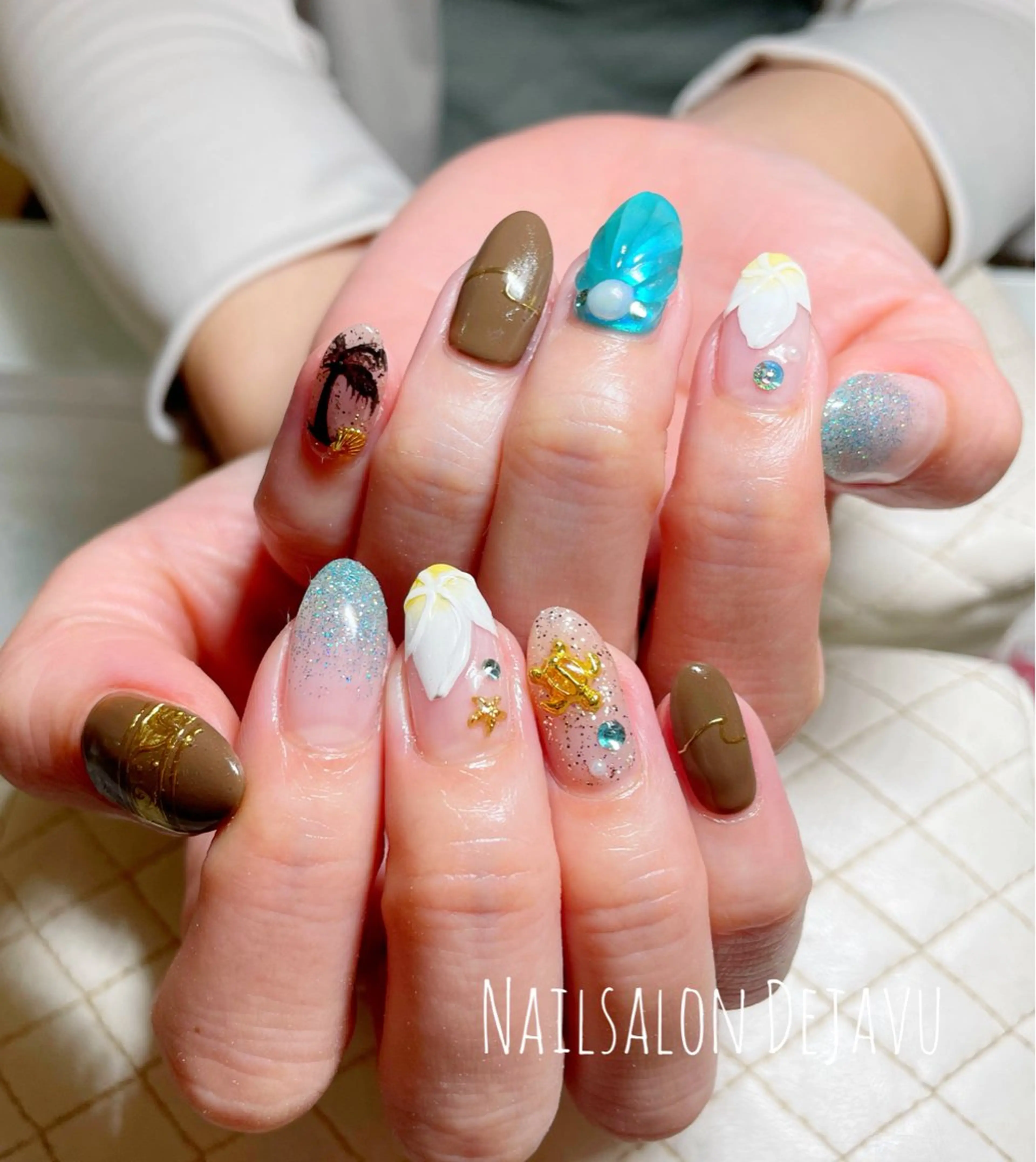 ネイル 持ち込み ハンドネイル Nail salon Dejavu 🌿のネイルデザイン