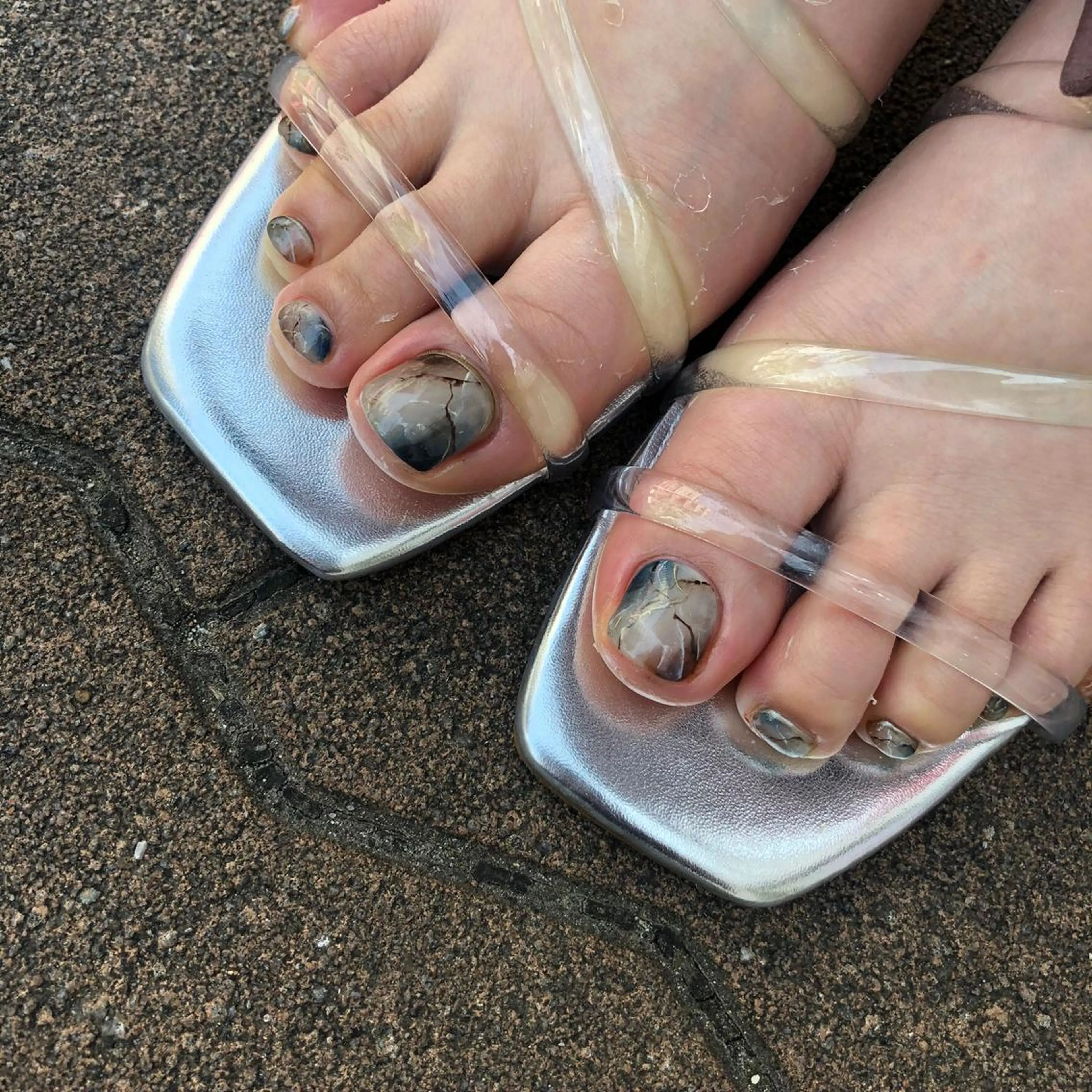 ロング カラー ヘアアレンジ キッズ ネイル マツエク・マツパ 福田 加奈のネイルデザイン