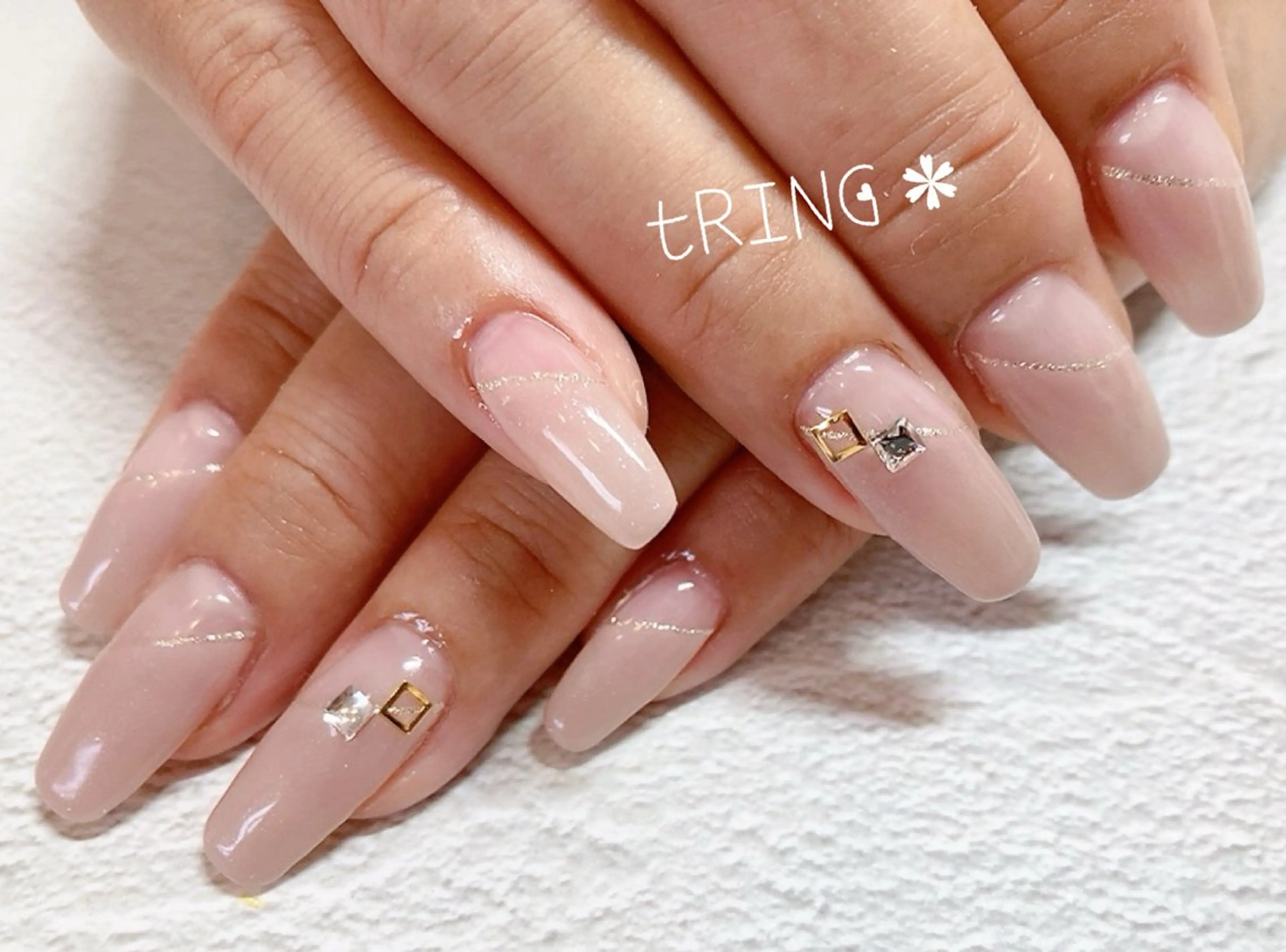 ネイル ハンドネイル tRING＊ しいの木台のネイルデザイン