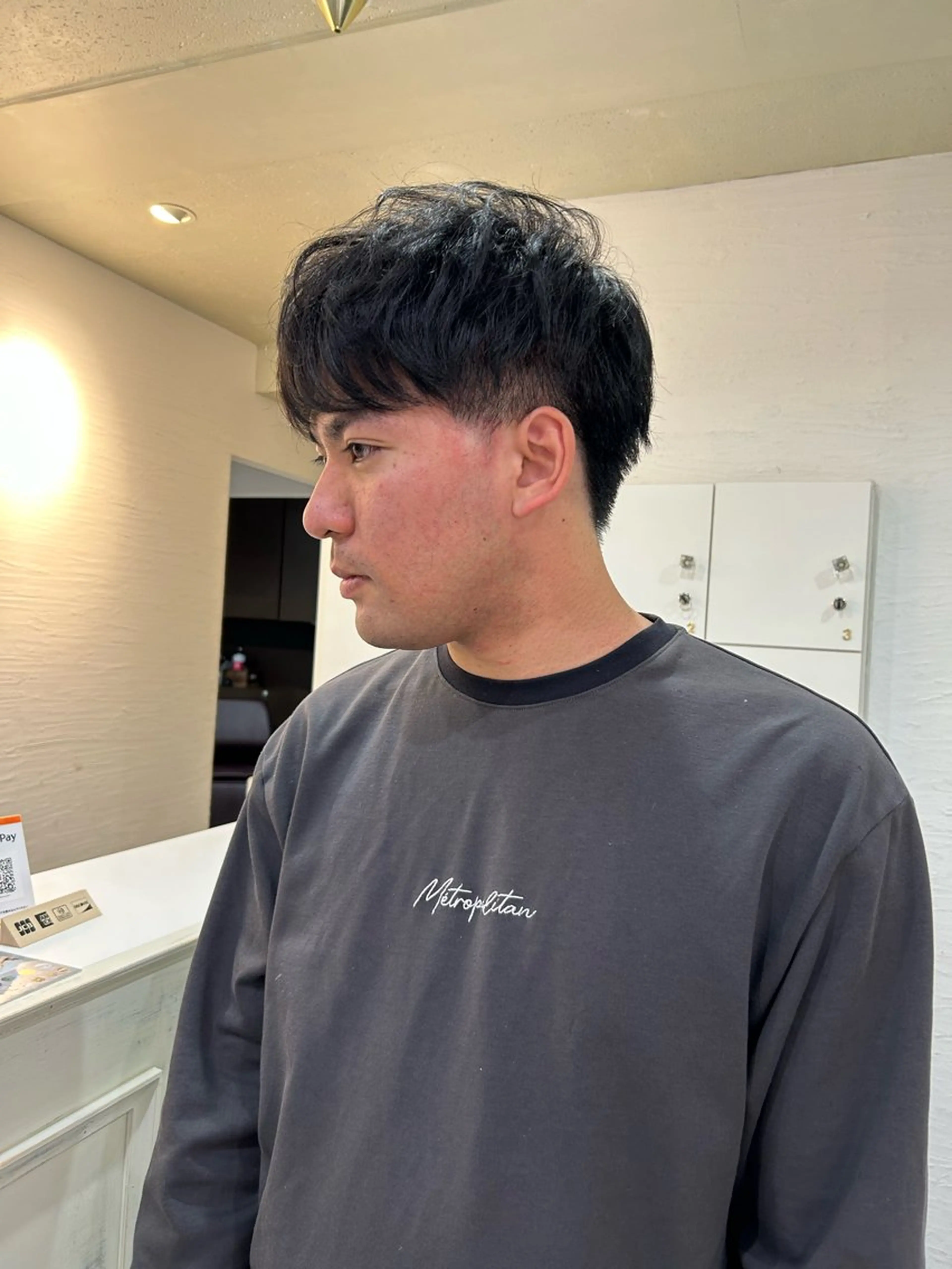 メンズ カット りん🌷︎名古屋 ブリーチカラーのヘアスタイル