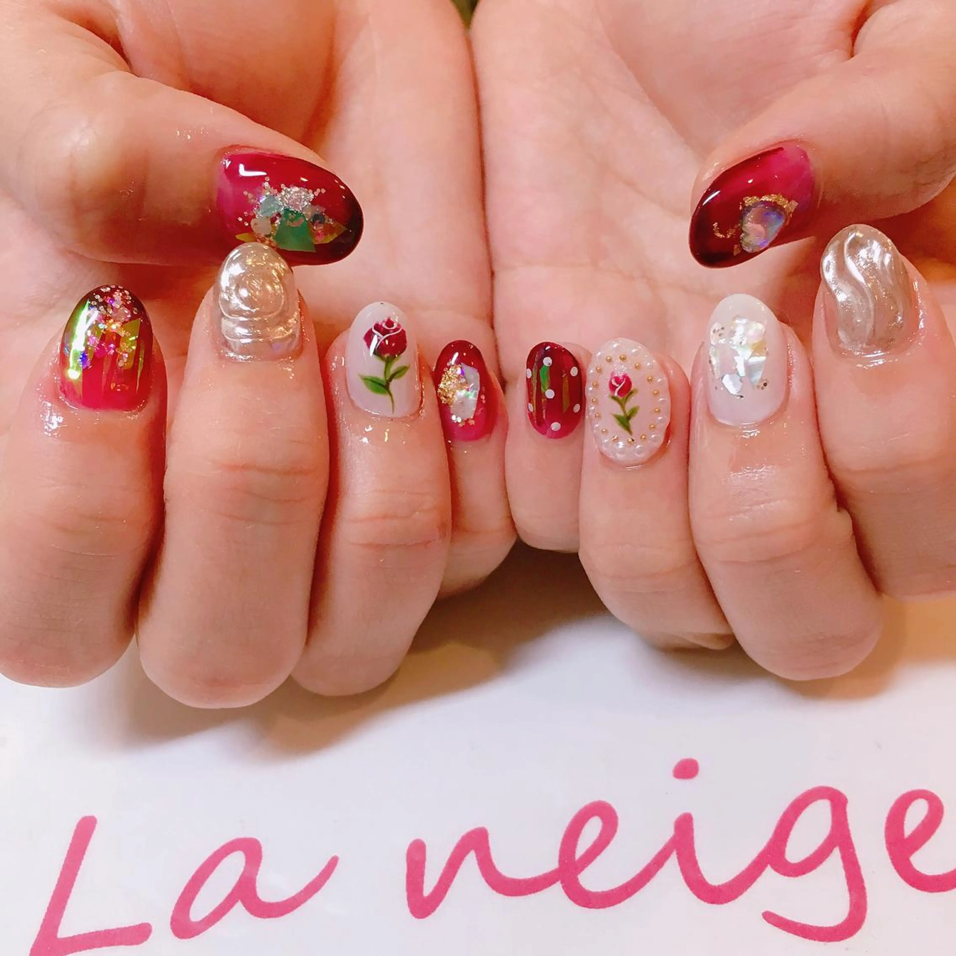 ネイル La neige* yuki 🐩🌙のネイルデザイン