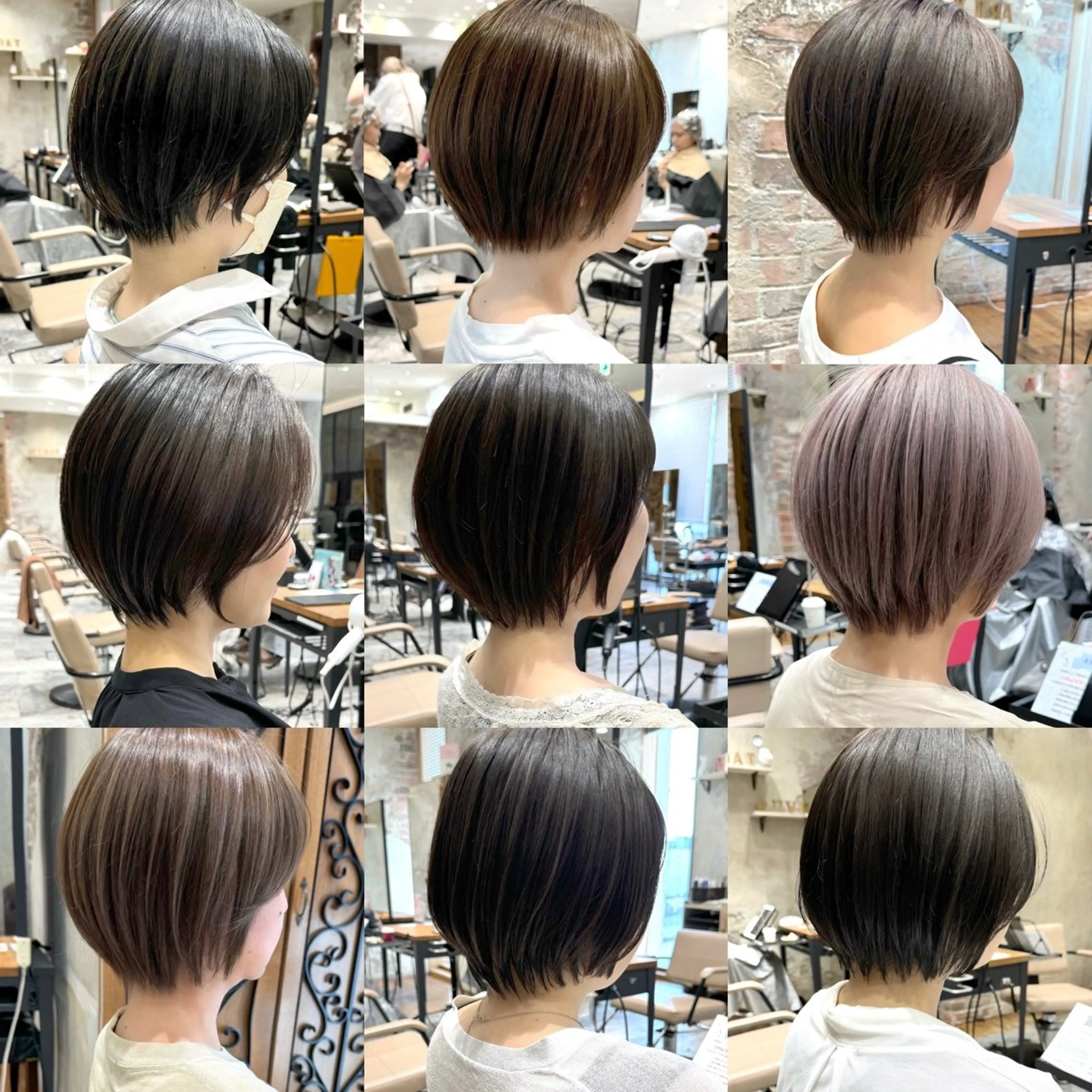 ショート カラー カット ヘアカラー トリートメント 💍新宿ショート 💍岩田莉奈のヘアスタイル