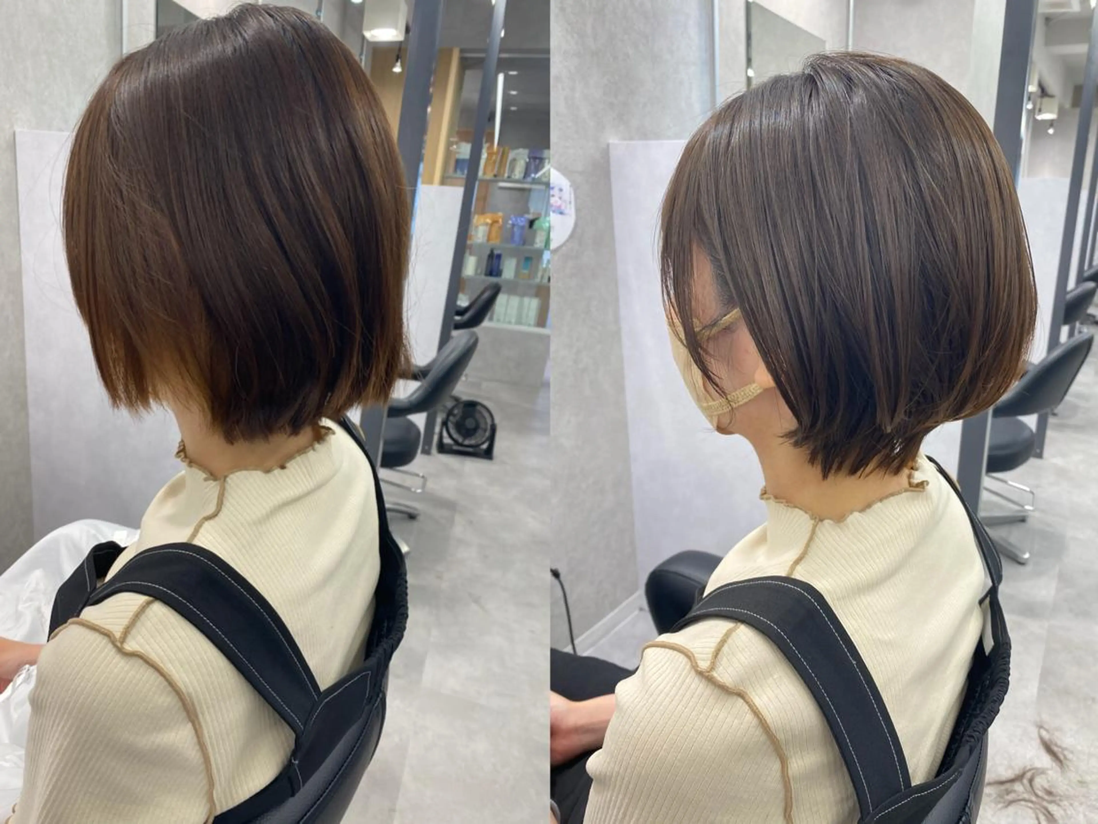 ショート カラー ボブ ショートヘア 🌸Bob🌸 市井友佳子のヘアスタイル