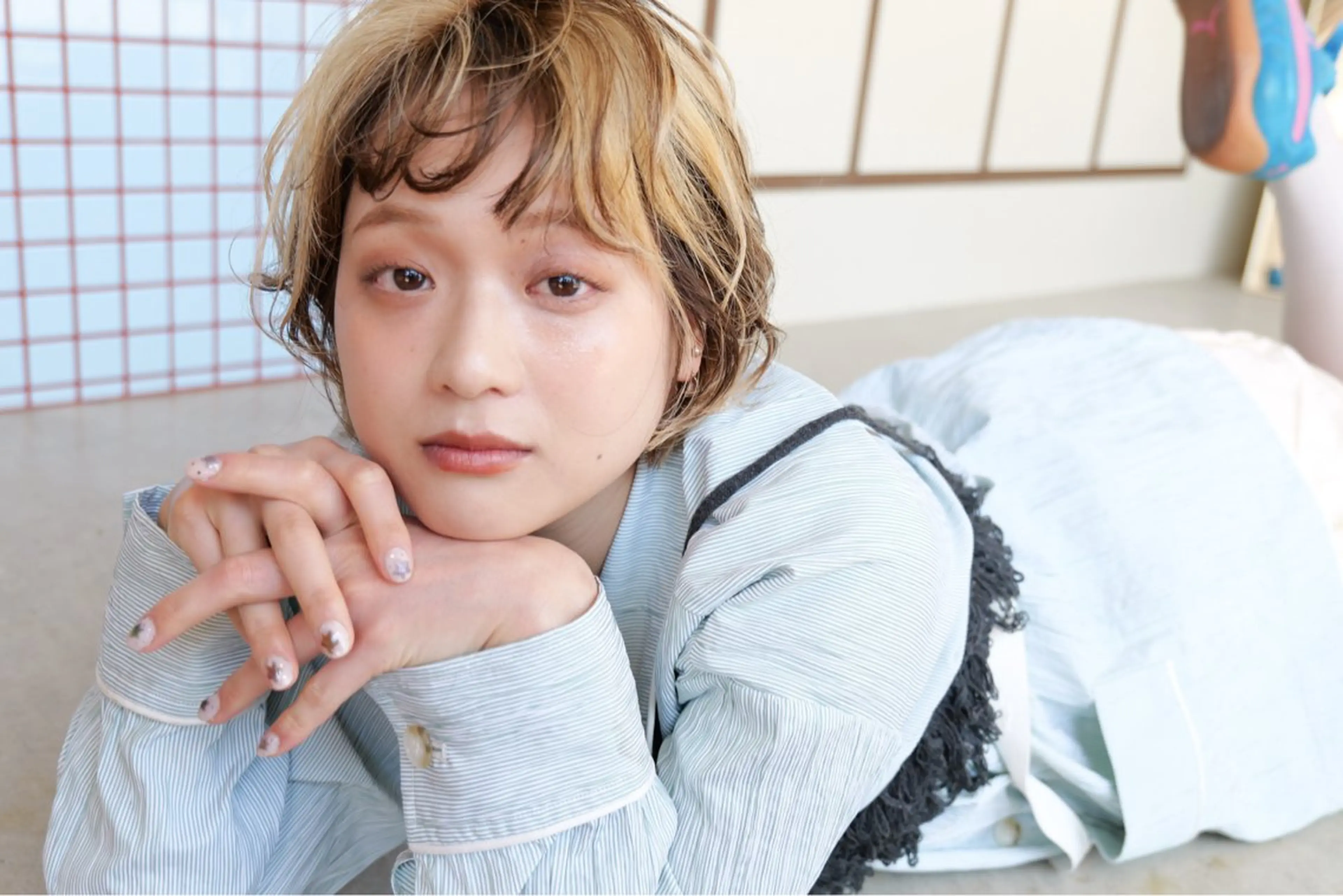 ショート カラー パーマ カット しょうじ のあのヘアスタイル