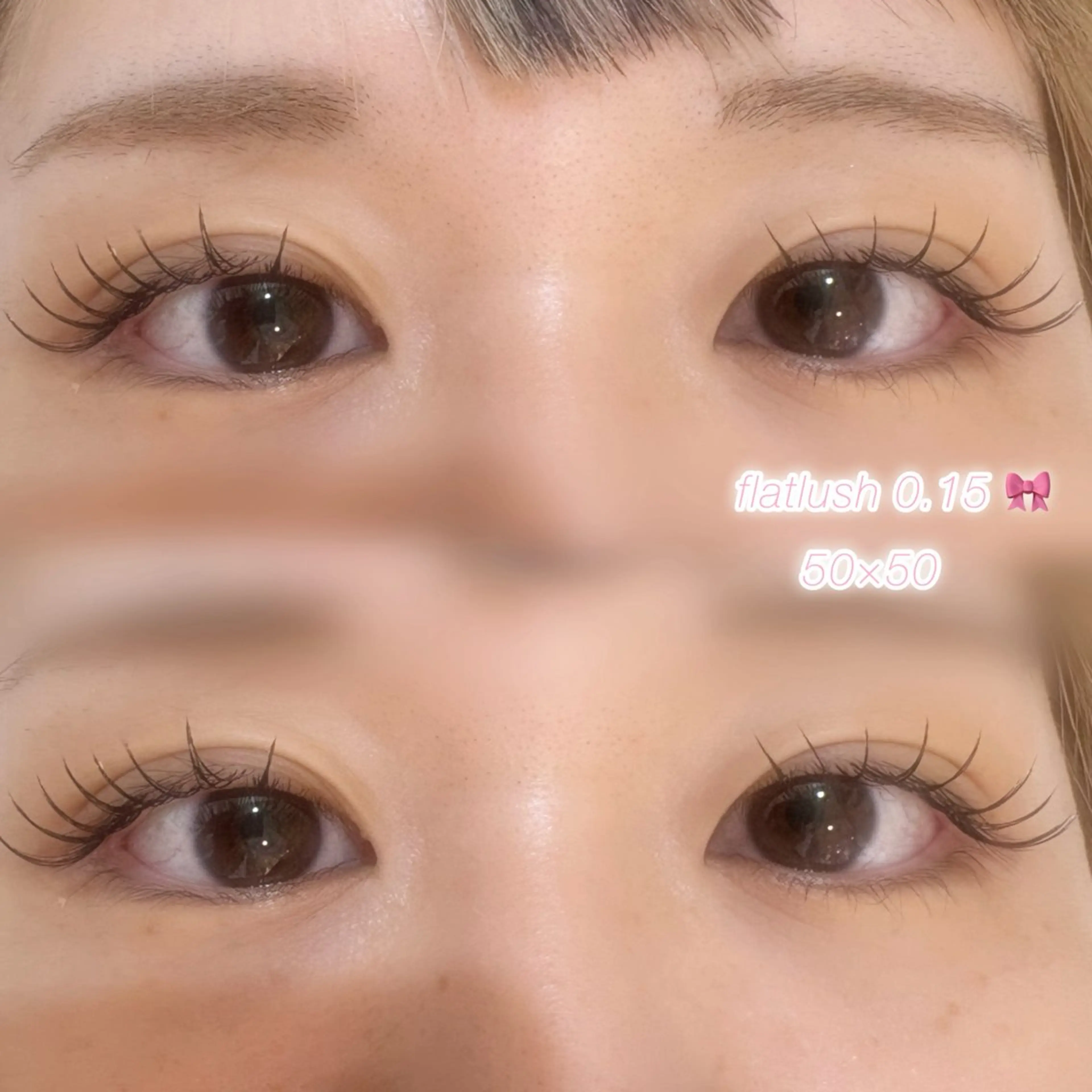 マツエク・マツパ フラットラッシュ セクシー rino aiのマツエク・マツパデザイン