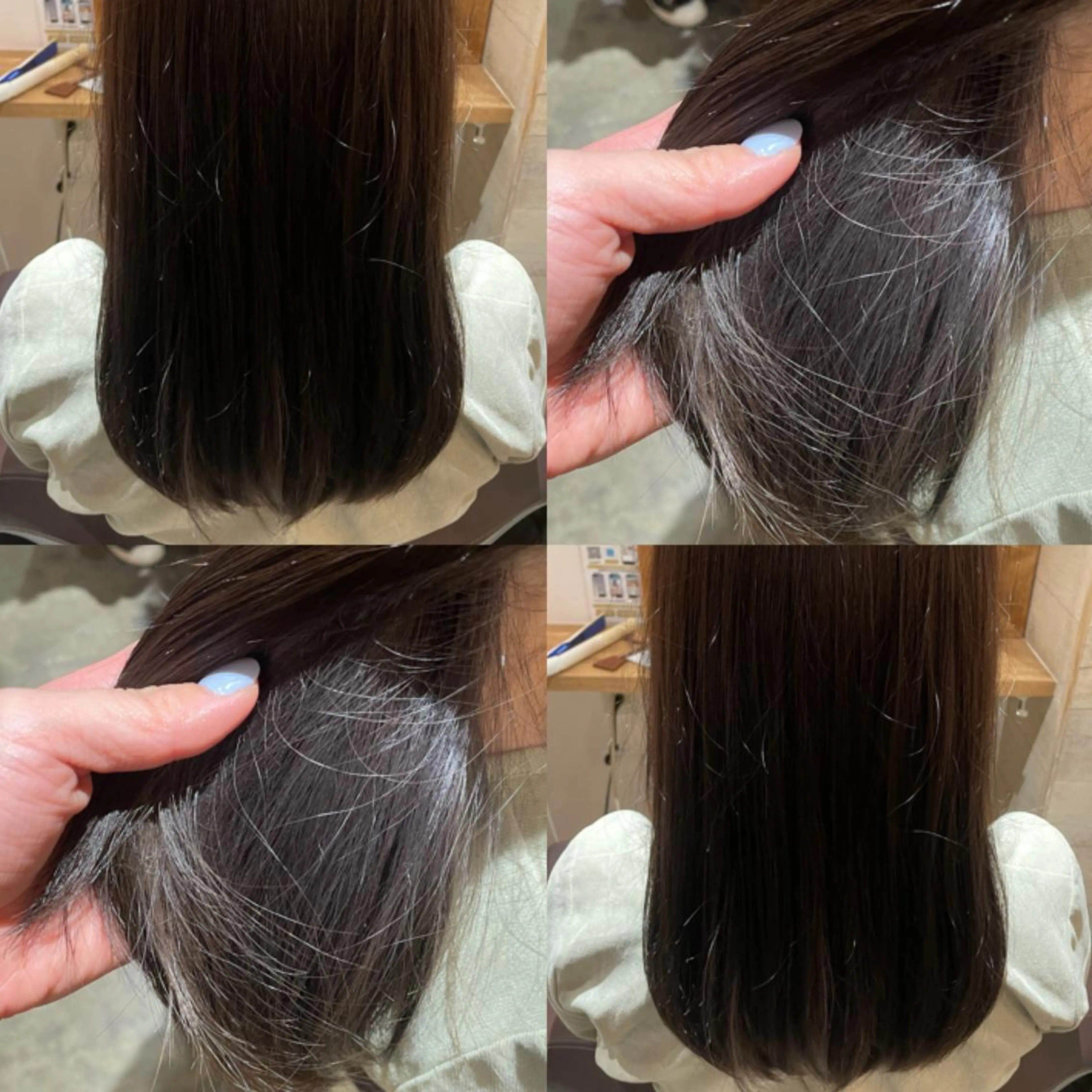 ミディアム カラー Minami. 🩵 再現性特化ヘアのヘアスタイル