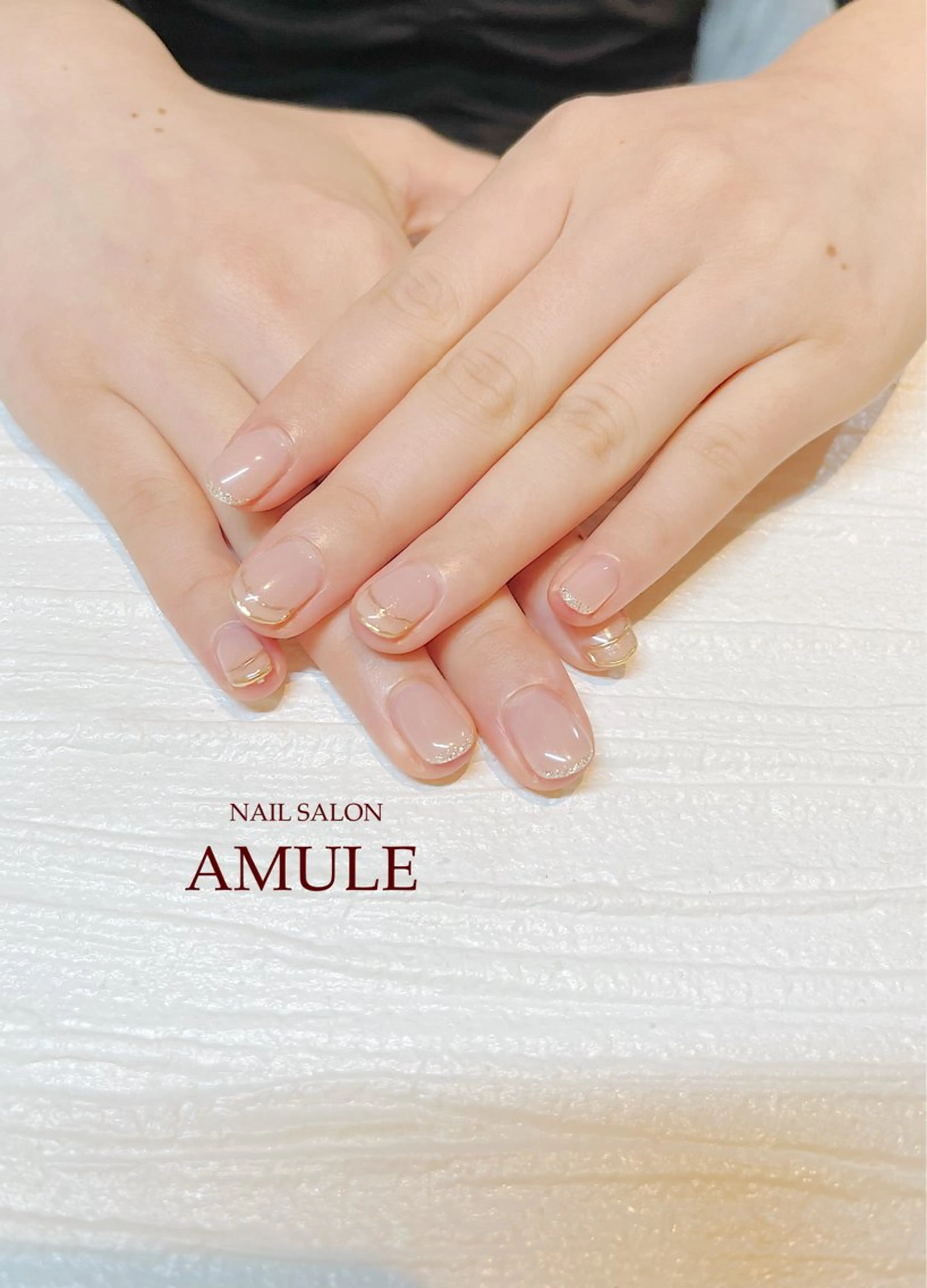 ネイル アートネイル ミラーネイル ワンカラーネイル ハンドネイル NAILSALON AMULEのネイルデザイン