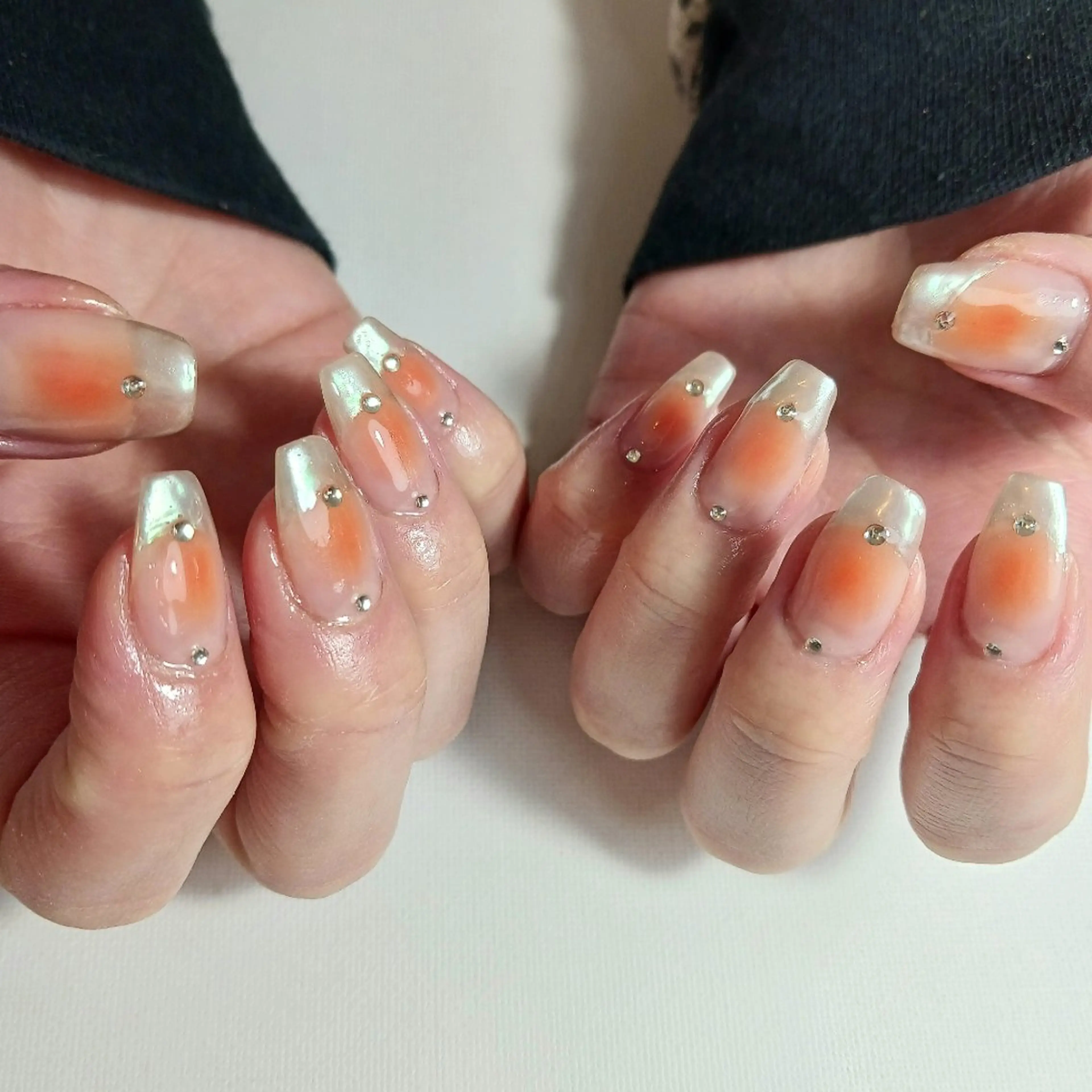 ネイル チークネイル フレンチネイル ジェルネイル ミラーネイル 持ち込み ハンドネイル owlnail /持込みデザイン専門のネイルデザイン