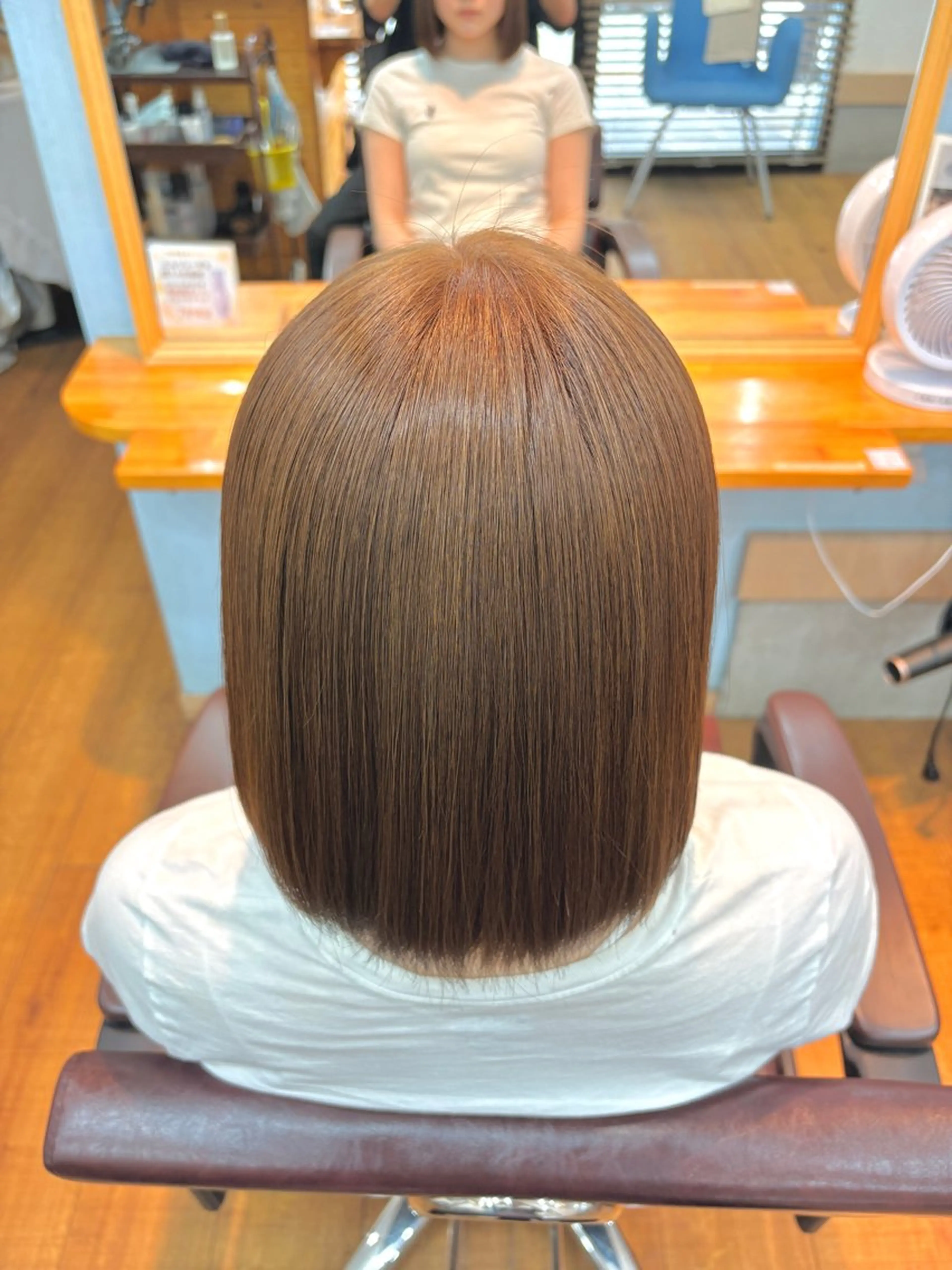 ミディアム カラー ヘアカラー トリートメント 髪質改善🌿‬/艶感 /髙木 優人のヘアスタイル