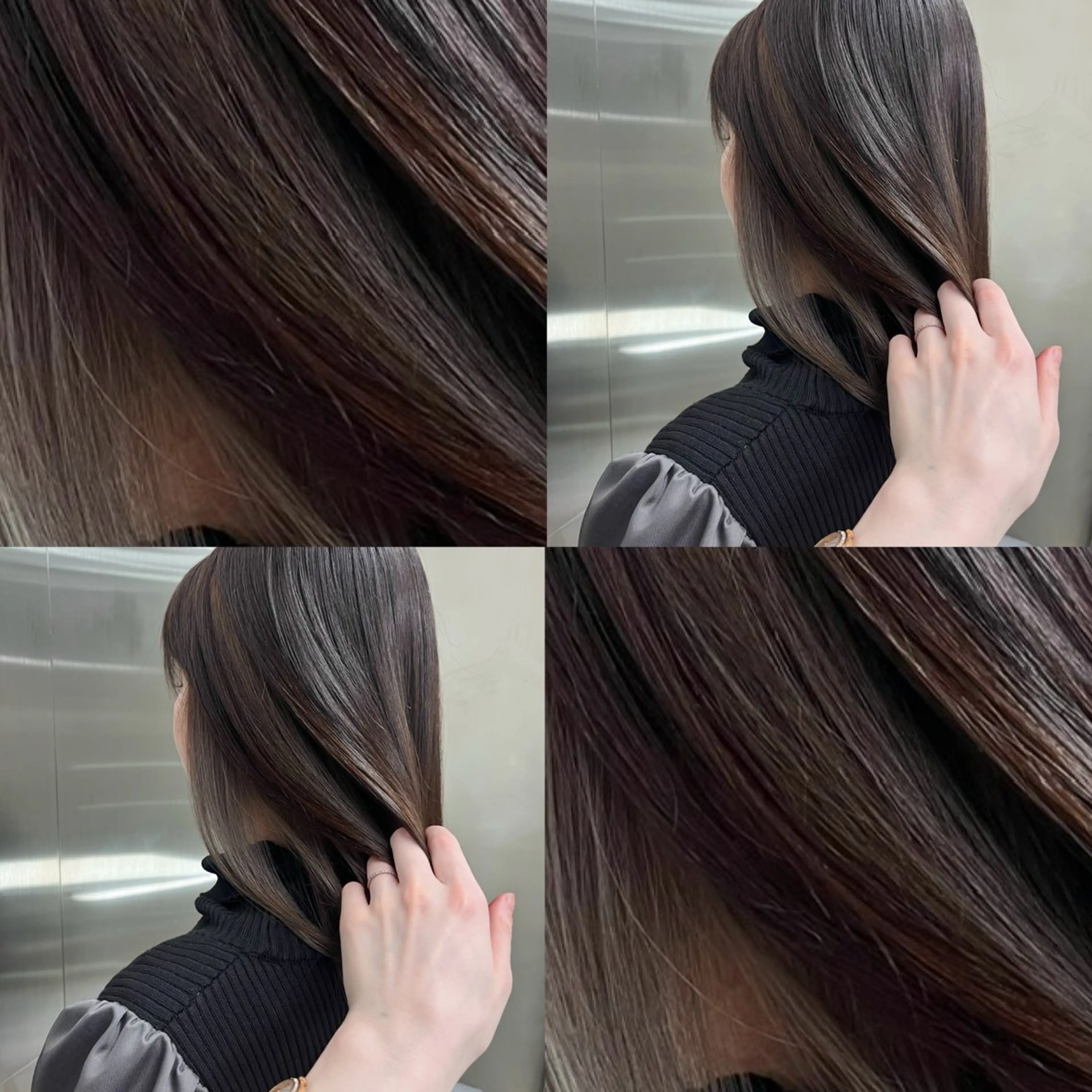 セミロング カラー パーマ ヘアカラー トリートメント 《柔らかhair𓍯 》木村美姫のヘアスタイル